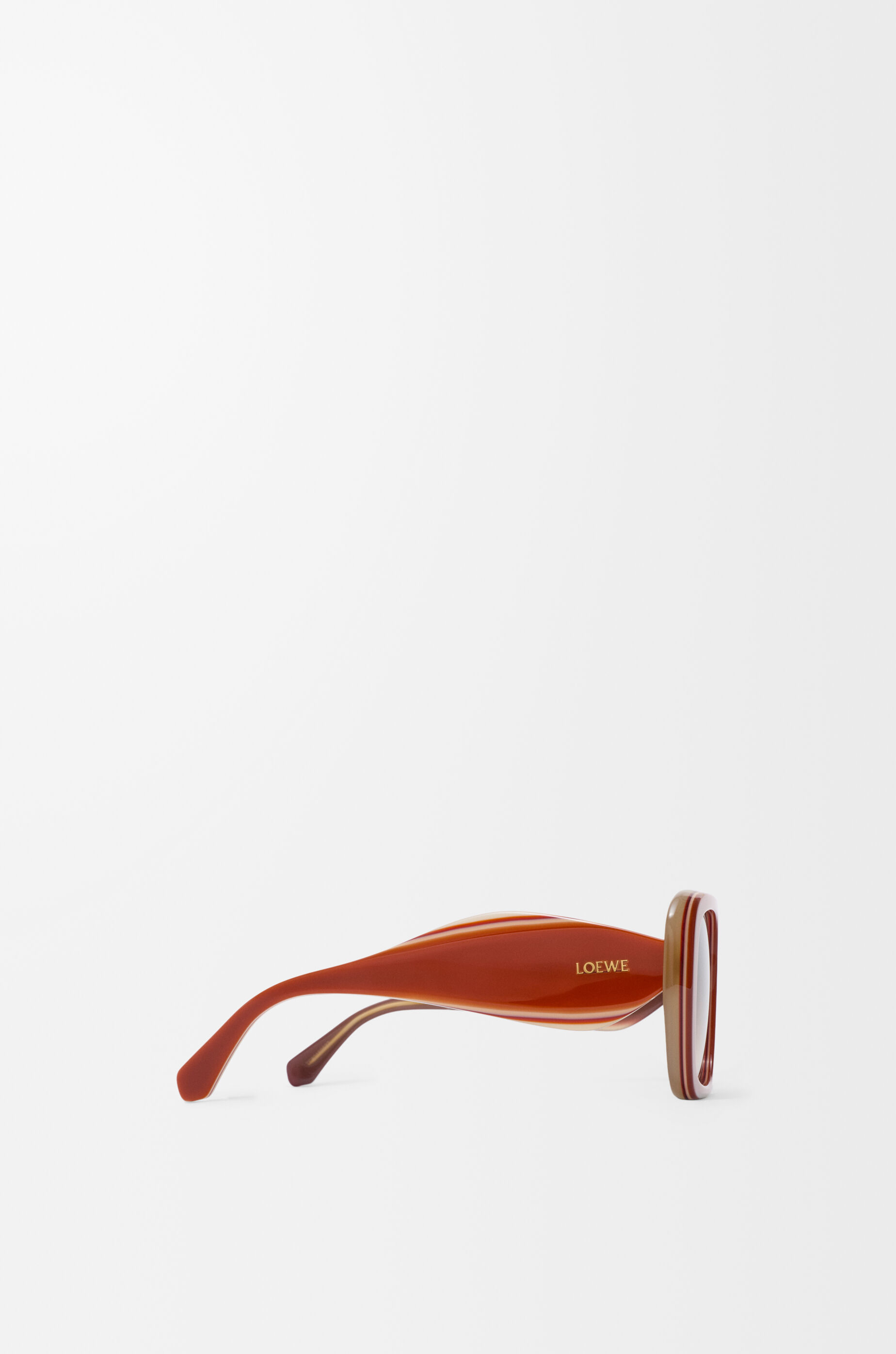 LOEWE Sierra Square sunglasses Rust Red
