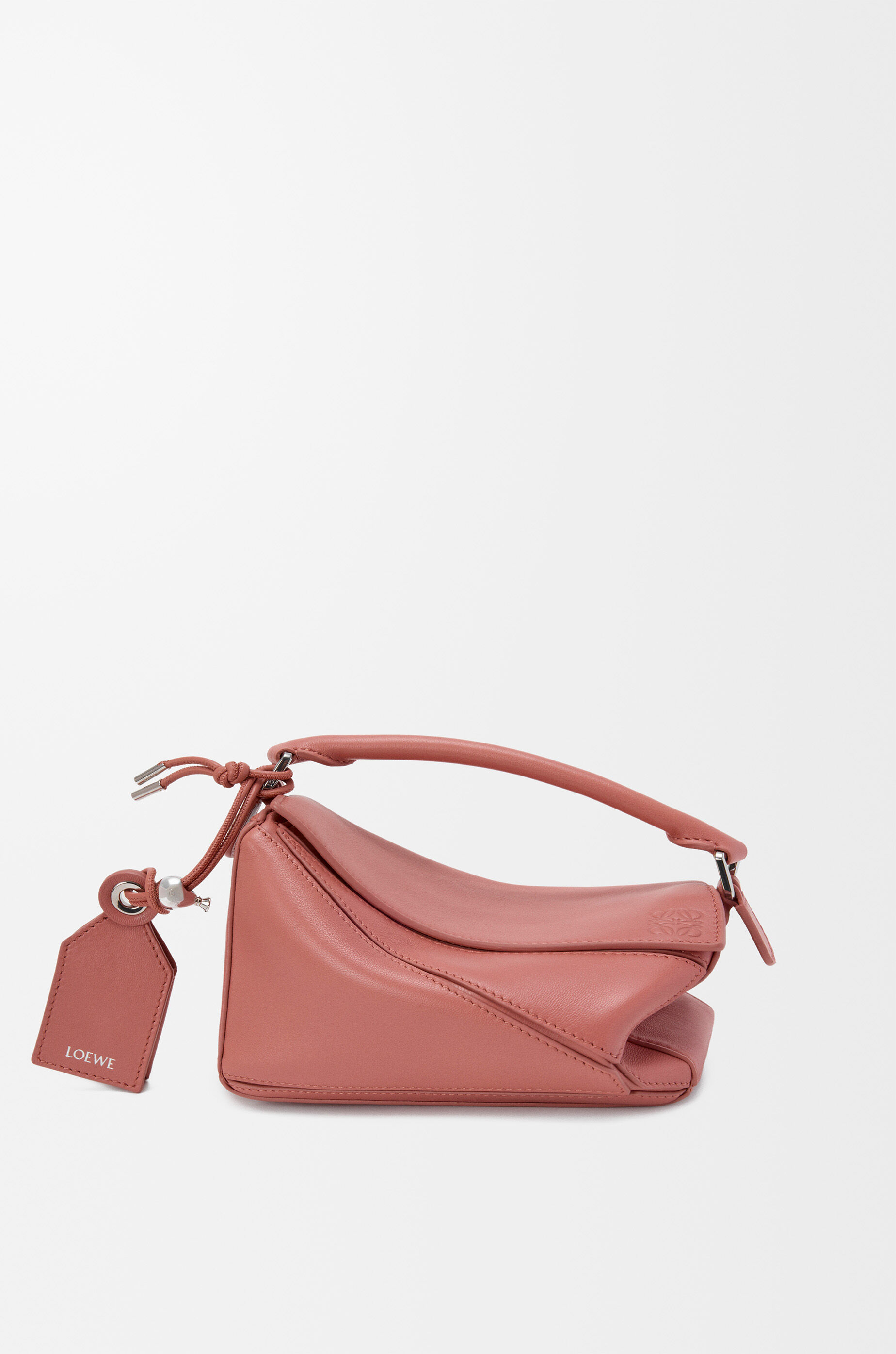 LOEWE Small Featherlight Puzzle bag in nappa lambskin Blush