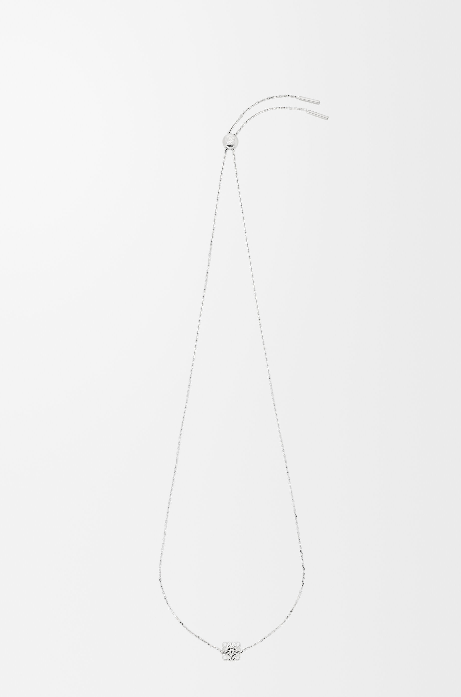 LOEWE Anagram Bombé necklace in sterling silver Silver