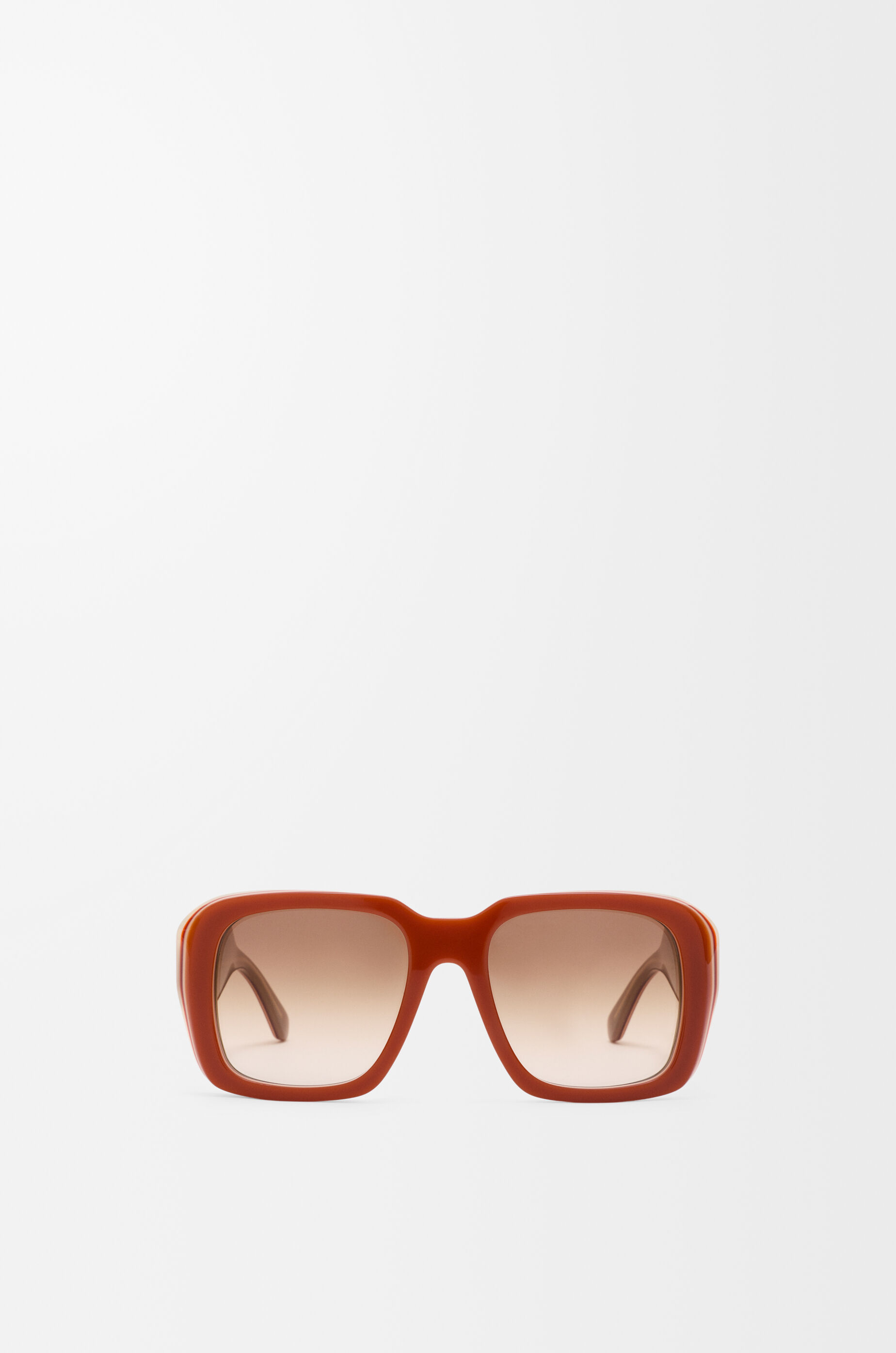 LOEWE Sierra Square sunglasses Rust Red