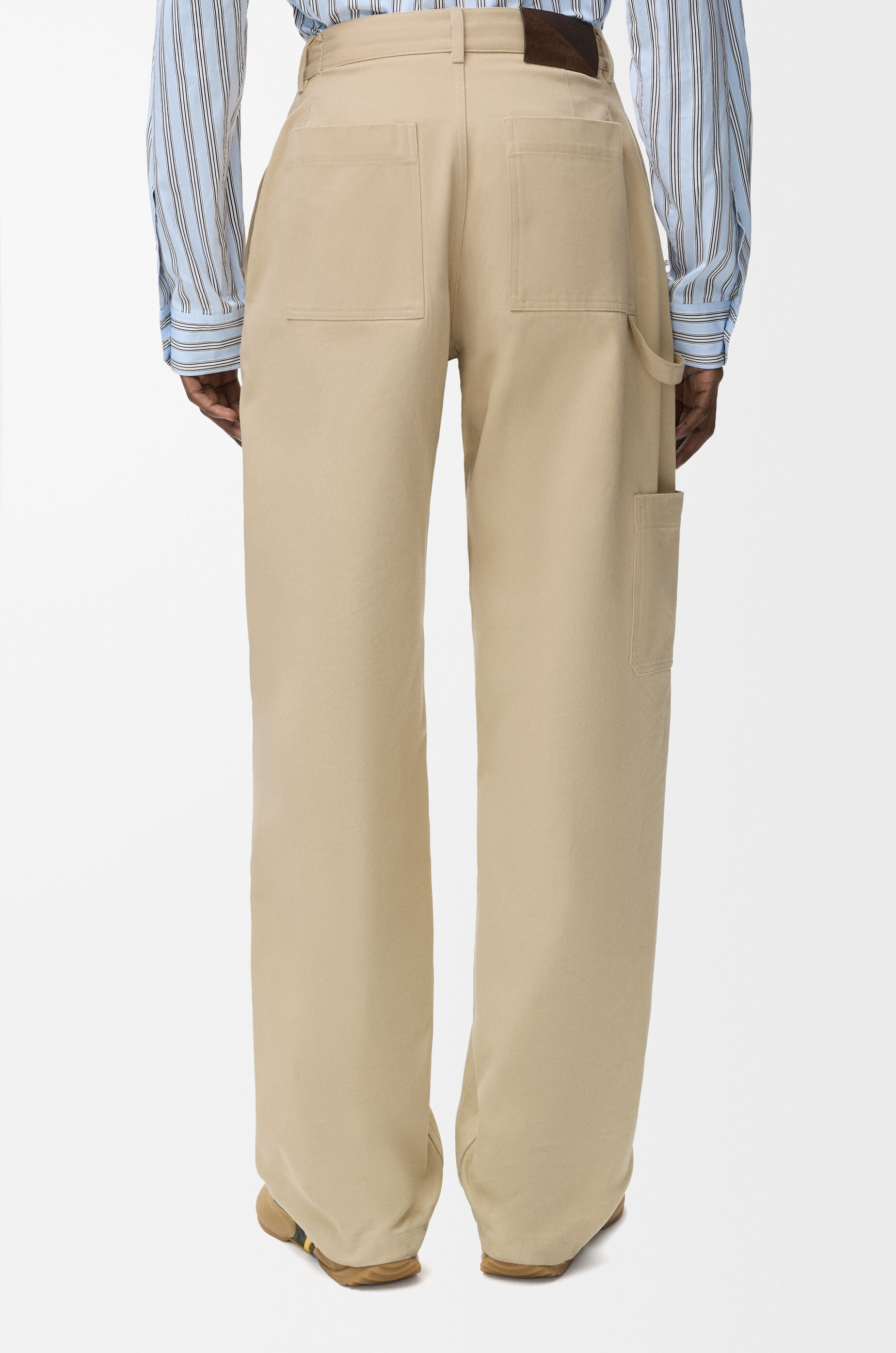 LOEWE Trousers in cotton Beige