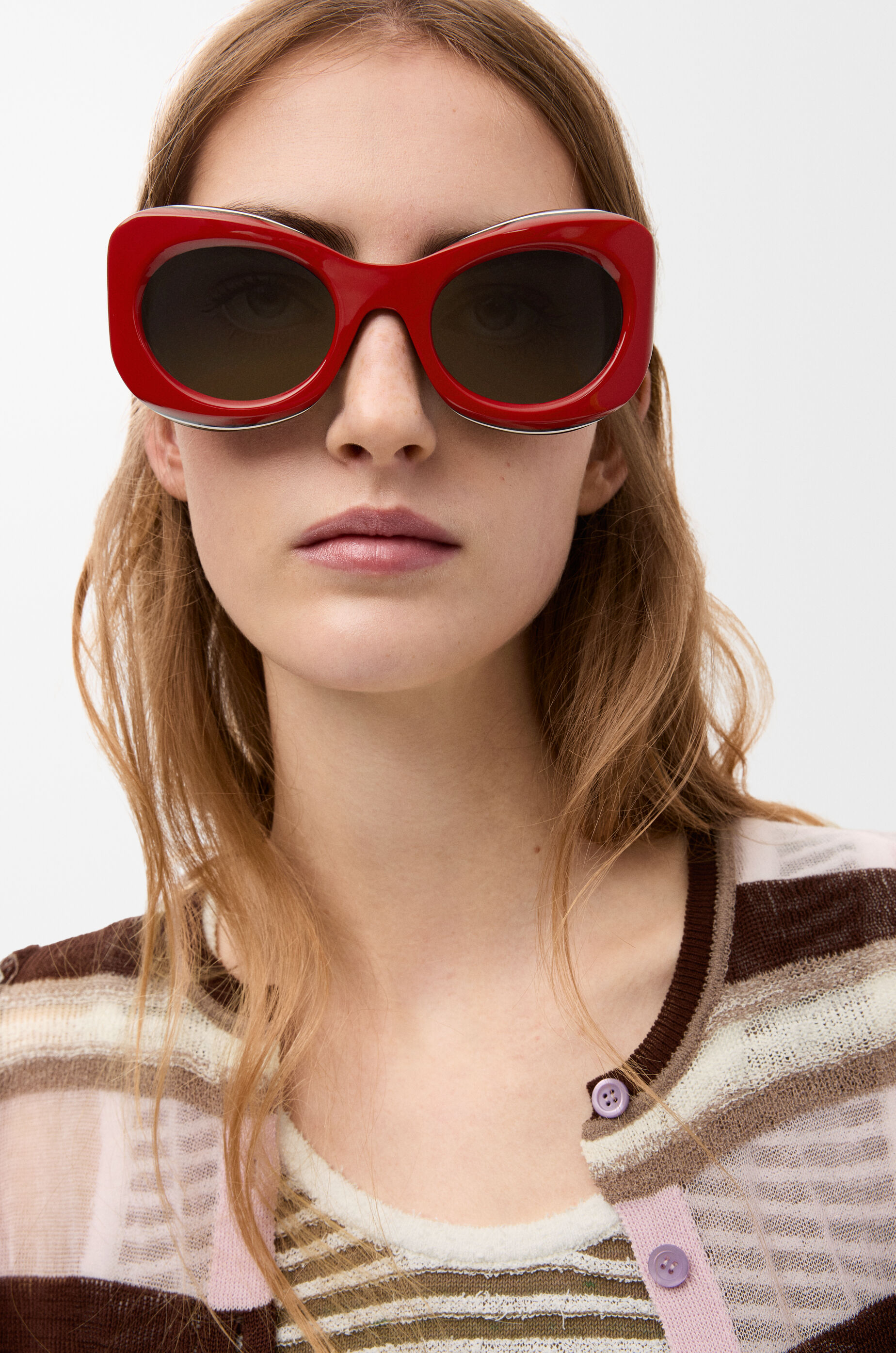 LOEWE Sierra Butterfly sunglasses Red