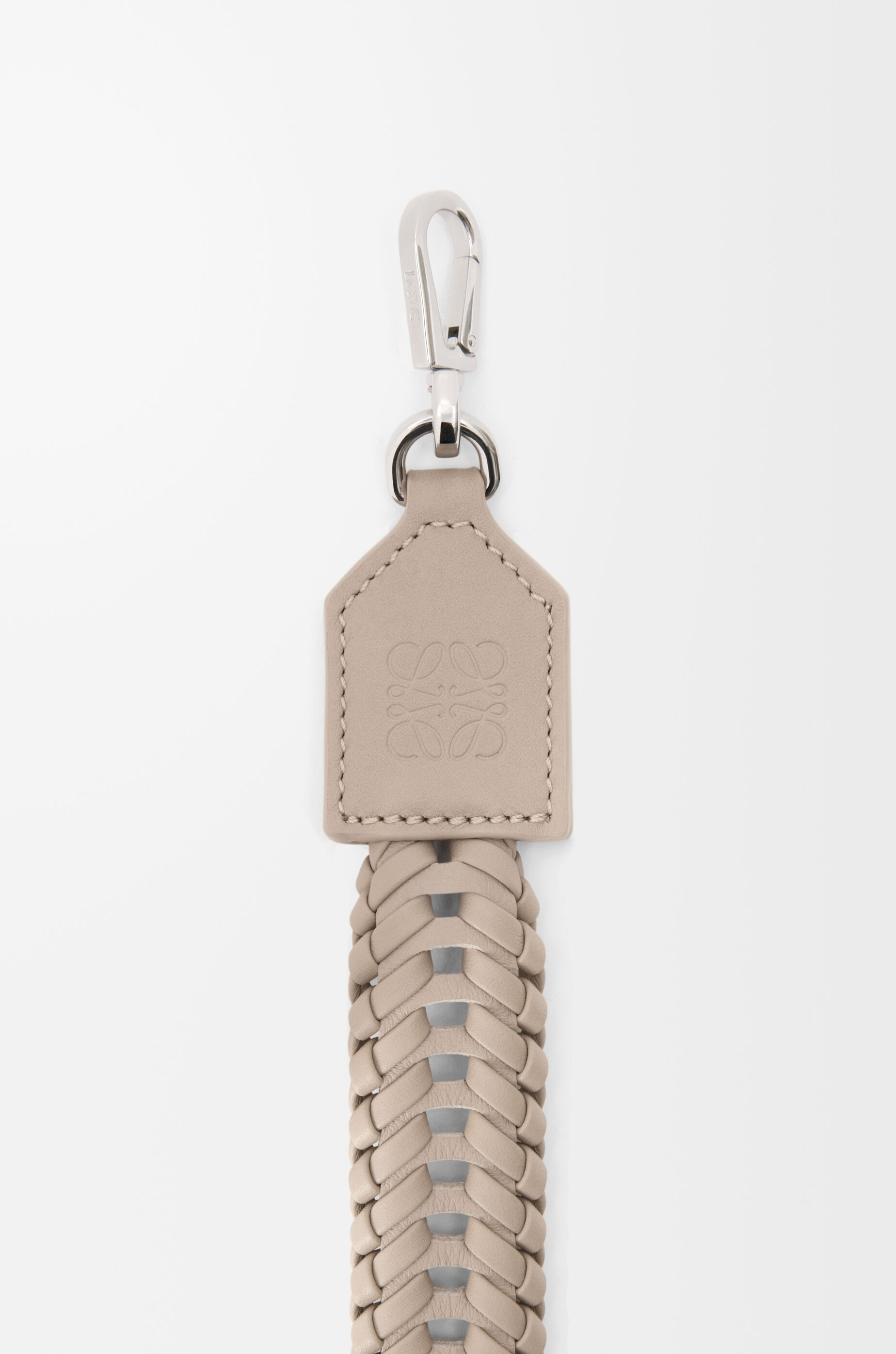 LOEWE Woven strap in calfskin Clay
