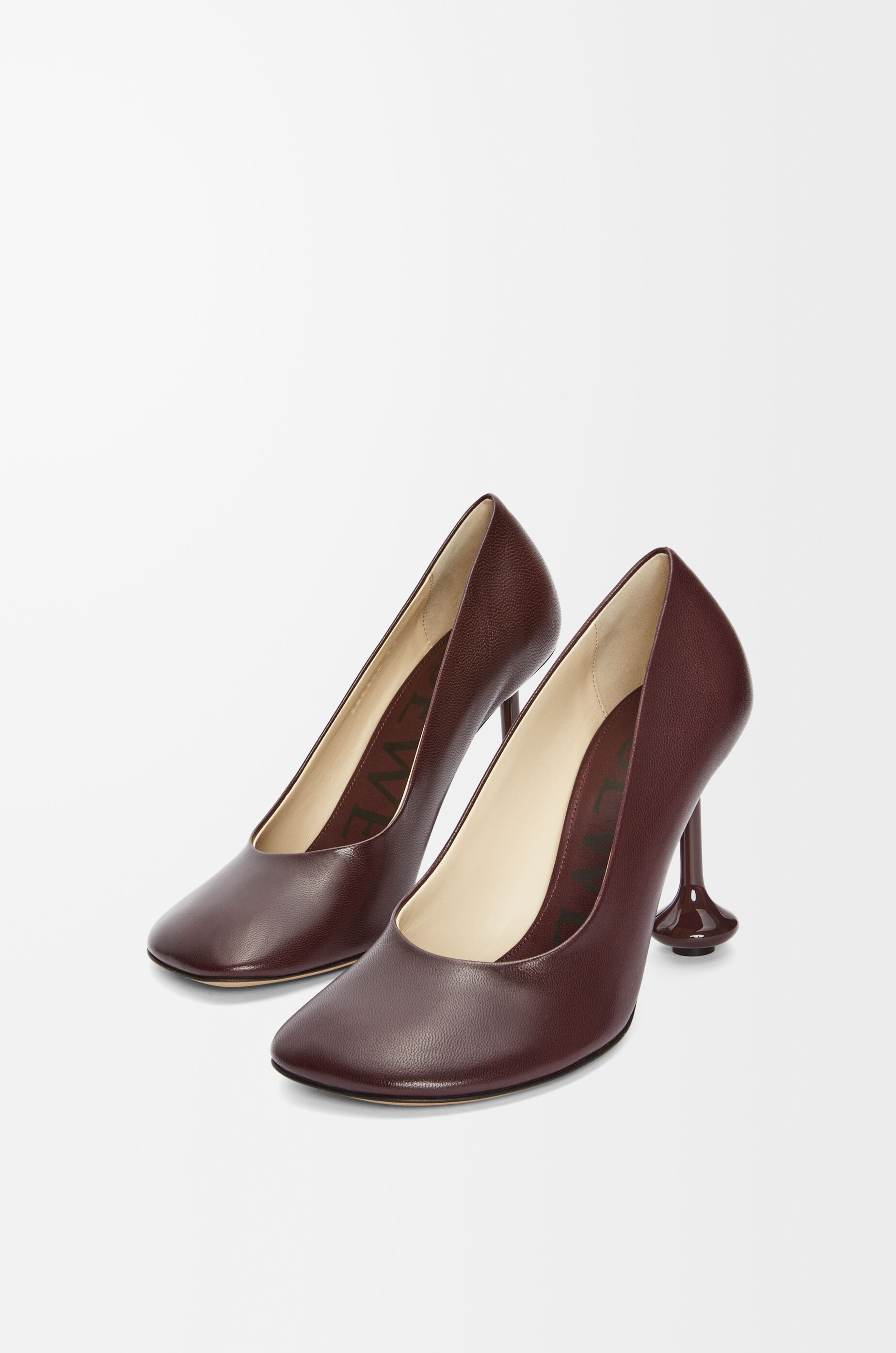 LOEWE Toy pump in goatskin Burgundy