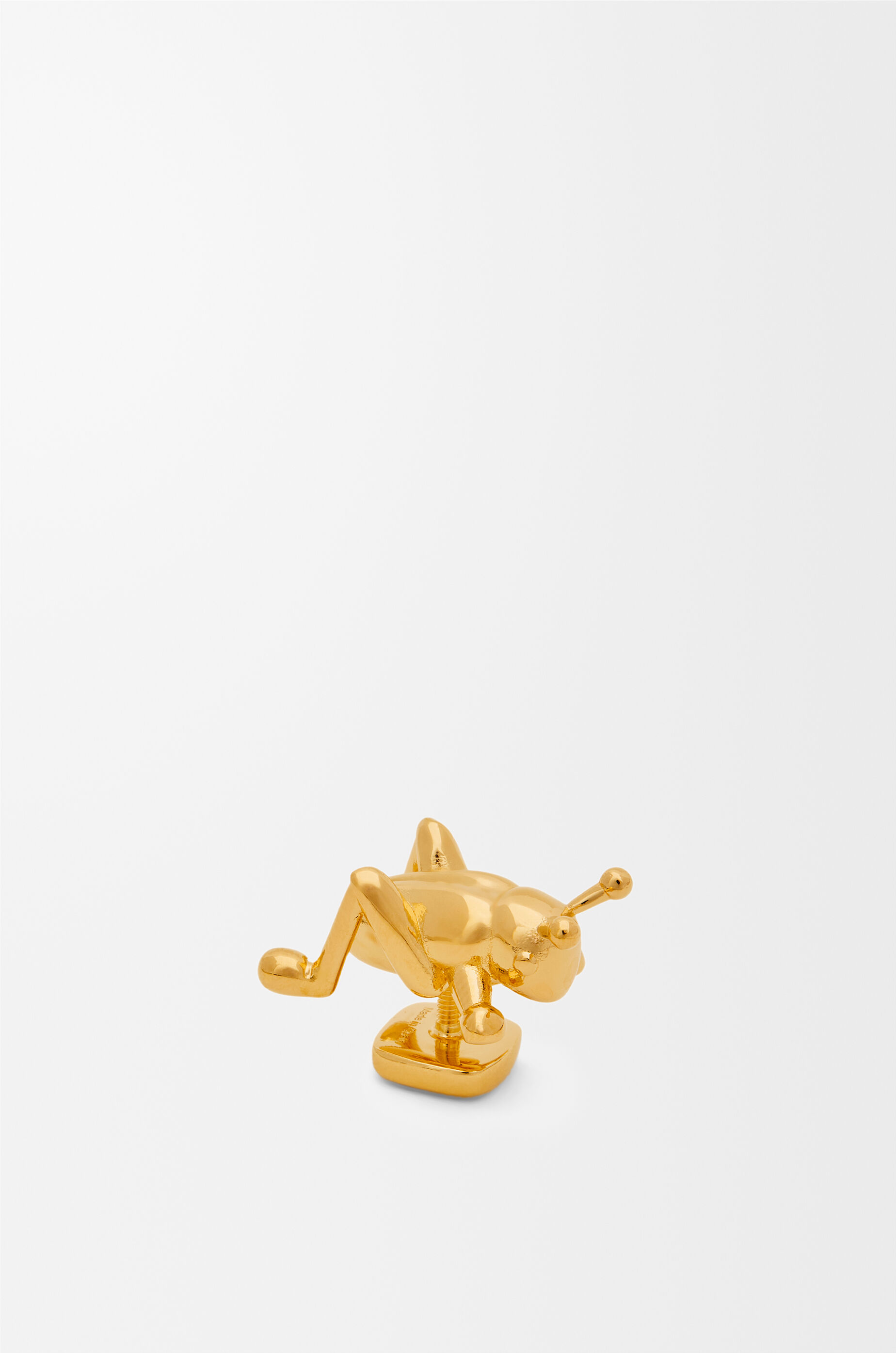 LOEWE Grasshopper pin in brass Gold