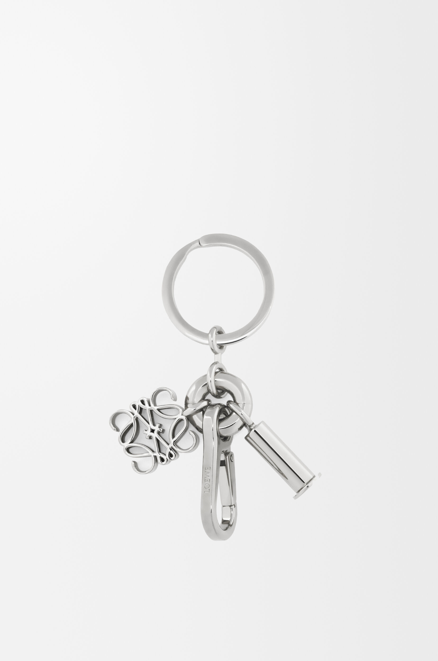 LOEWE Anagram keyring Silver
