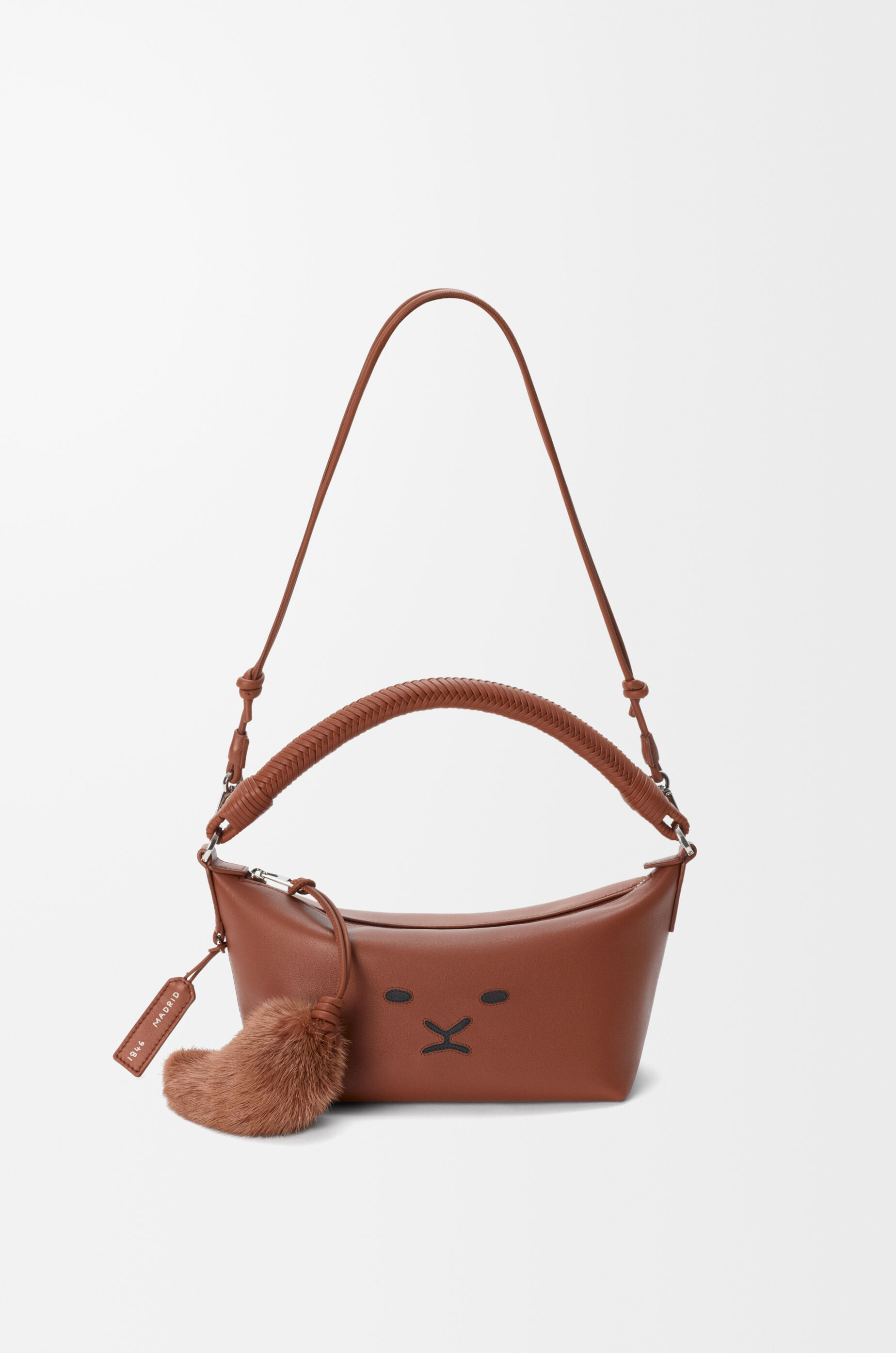 LOEWE Cala mini bag in mellow nappa lambskin Pecan