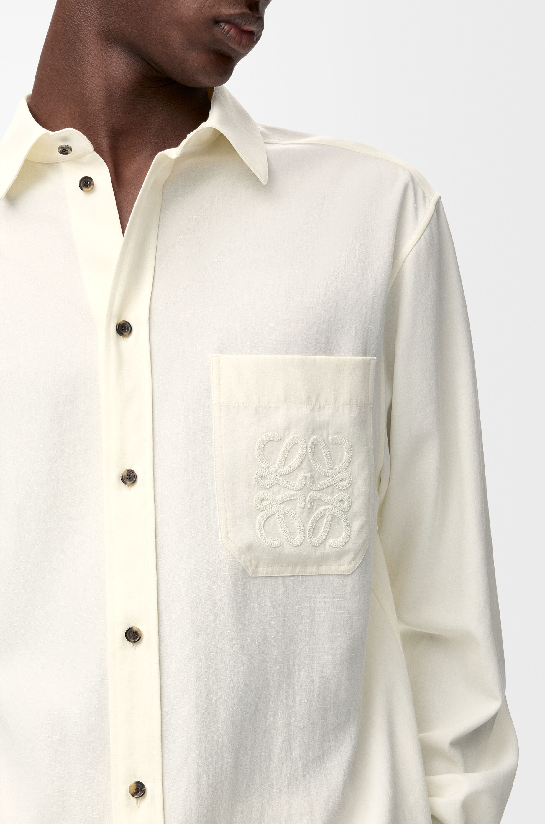 LOEWE Shirt in lyocell Ivory