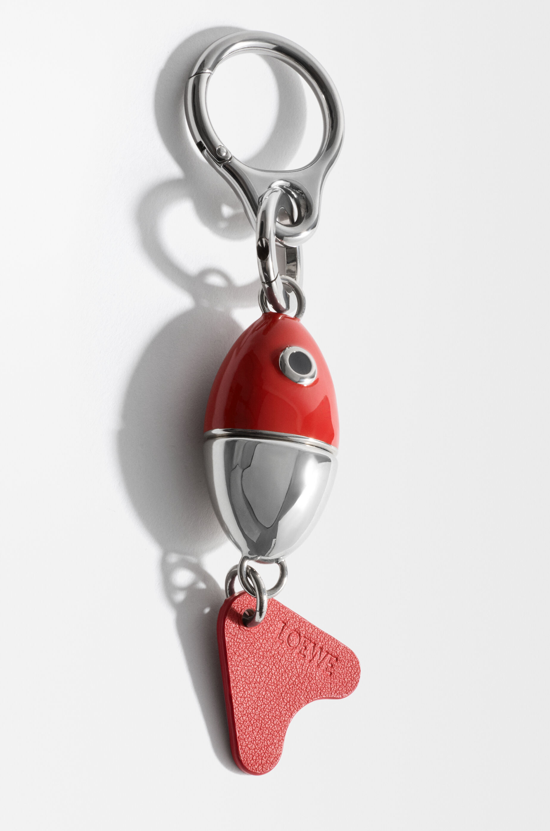 LOEWE Fishing lure charm Red/Silver