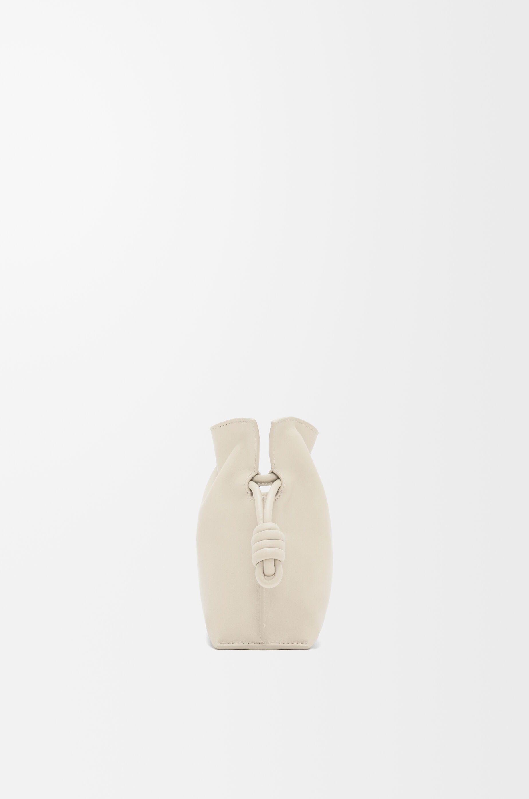 LOEWE Mini Flamenco clutch in nappa calfskin Sea Salt