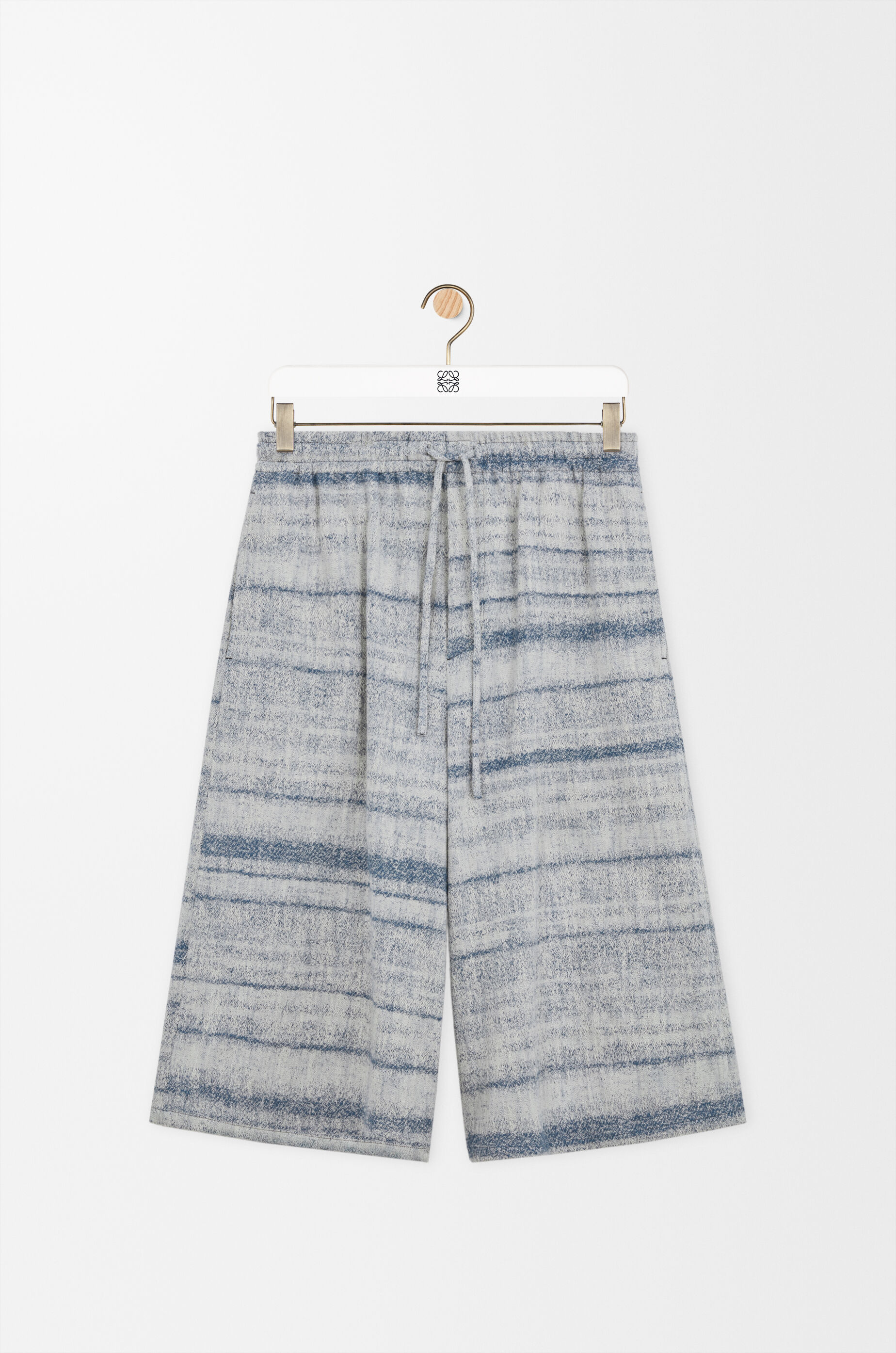 LOEWE Drawstring shorts in denim Blue