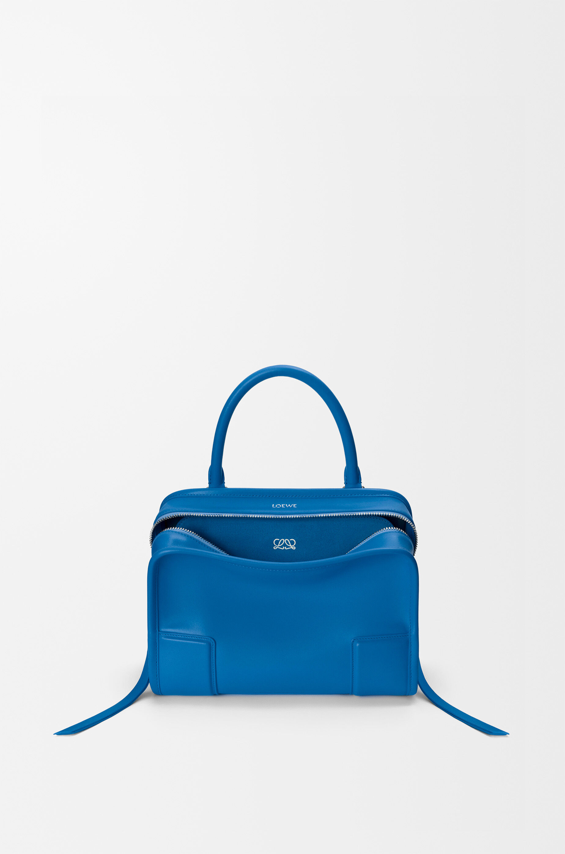 LOEWE Small Amazona 180 bag in soft calfskin Royal Azur