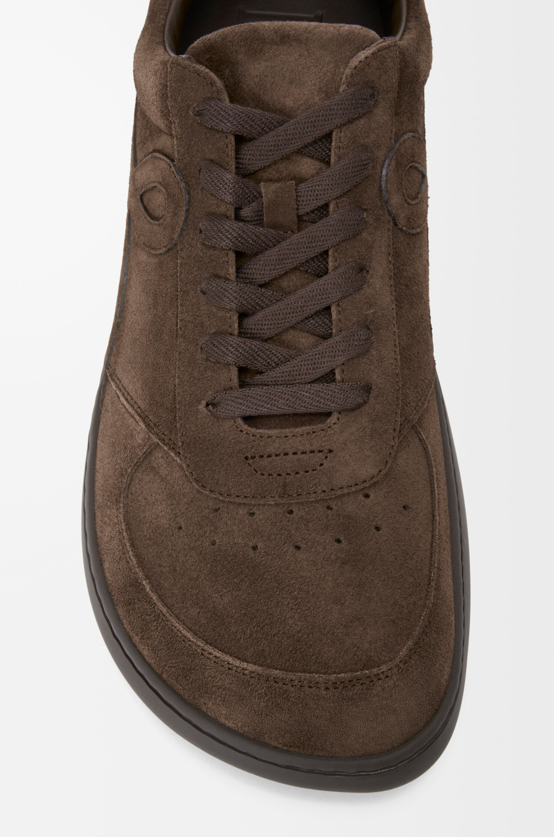 LOEWE Jambo sneaker in suede calfskin  Dark Brown