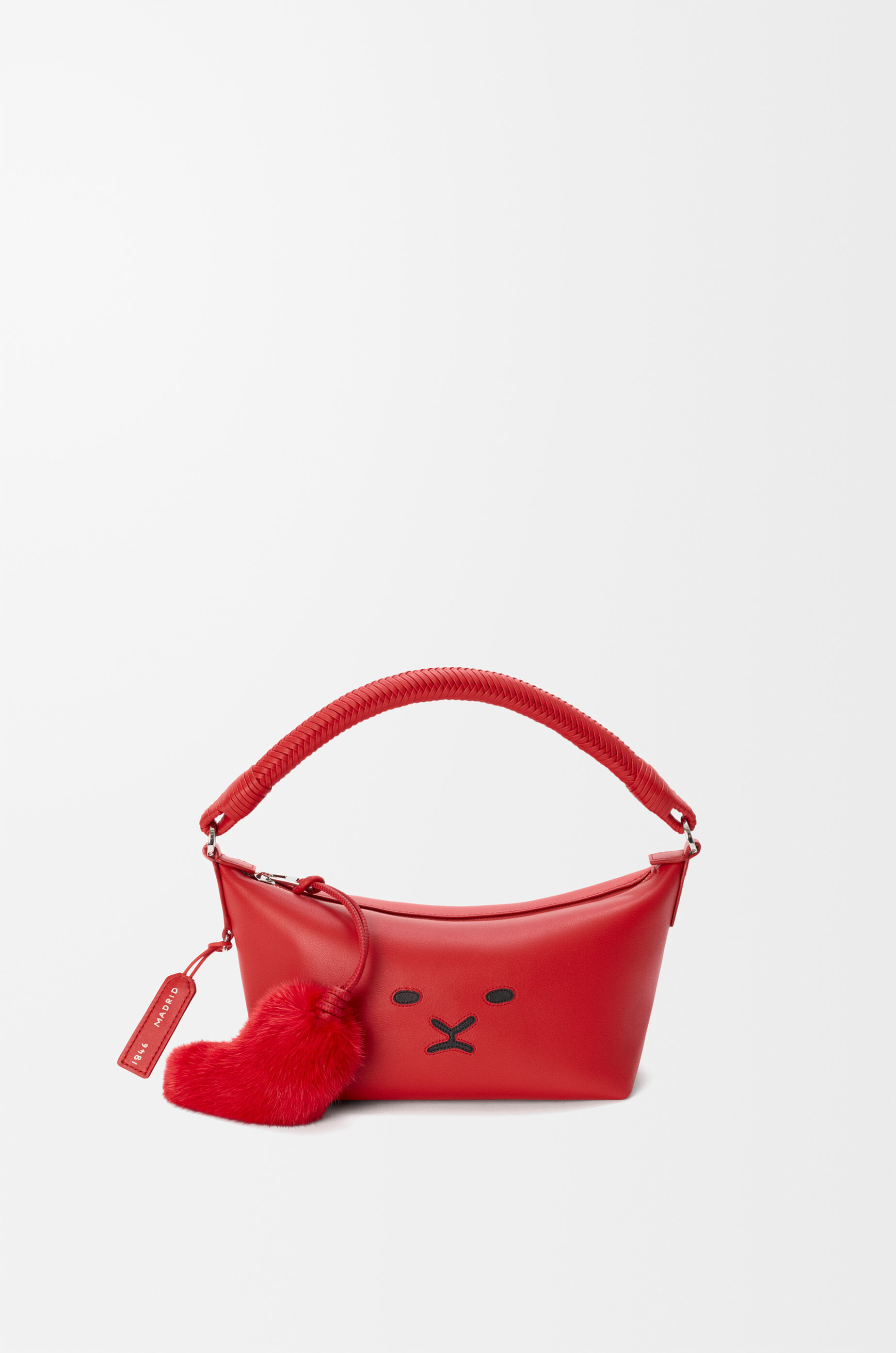 LOEWE Cala mini bag in mellow nappa lambskin Red