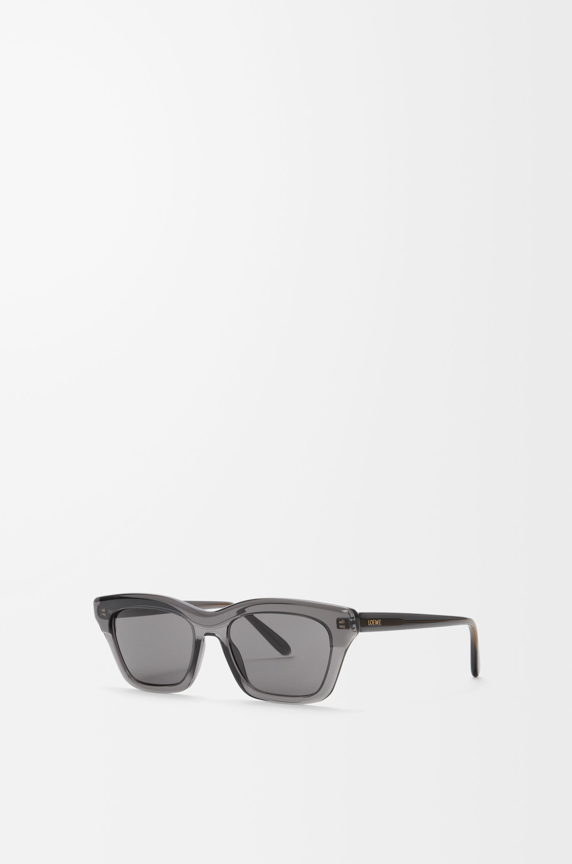 LOEWE Sigma Slim sunglasses Transparent Grey/Black