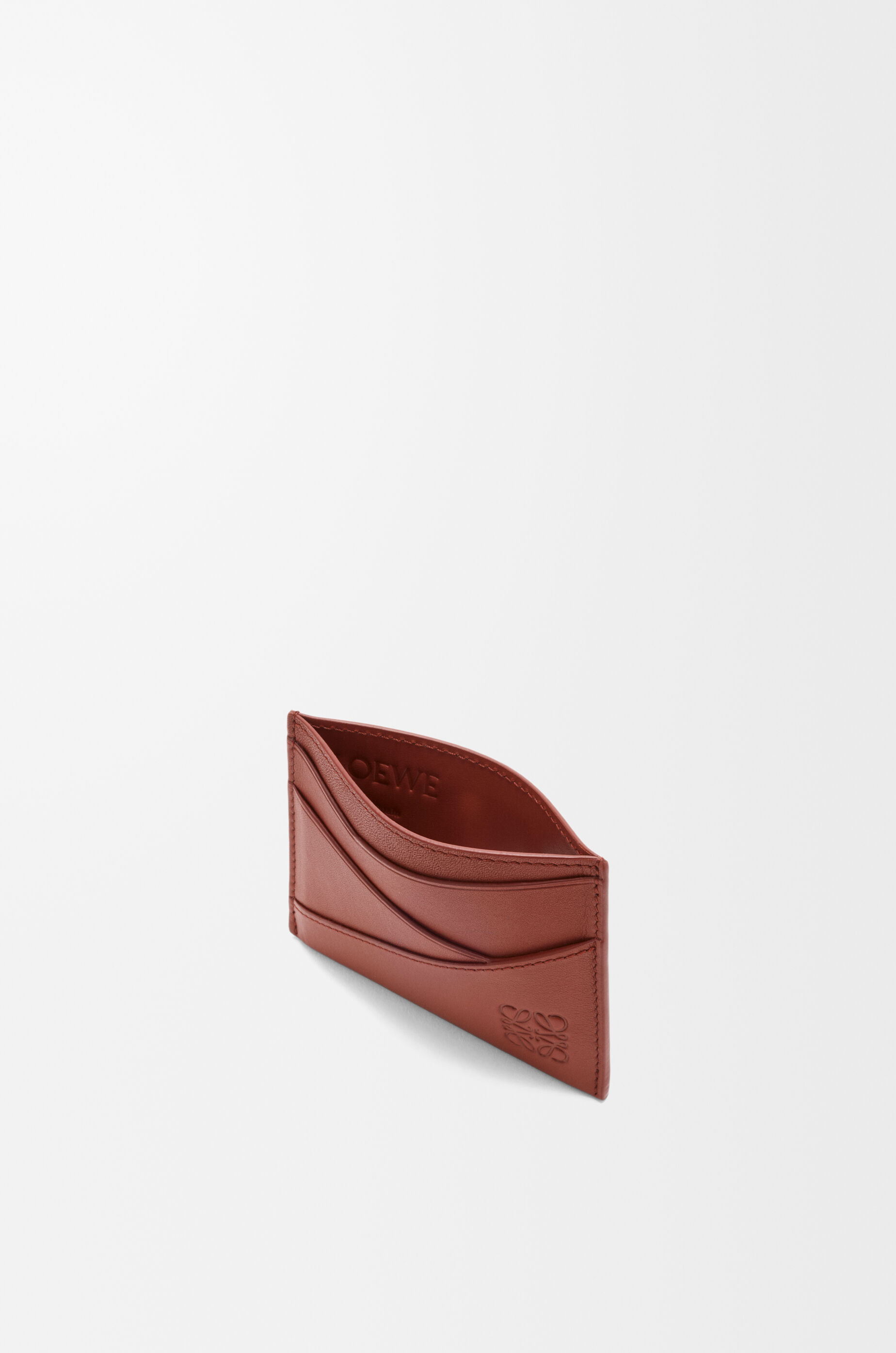 LOEWE Puzzle plain cardholder in classic calfskin Tomette