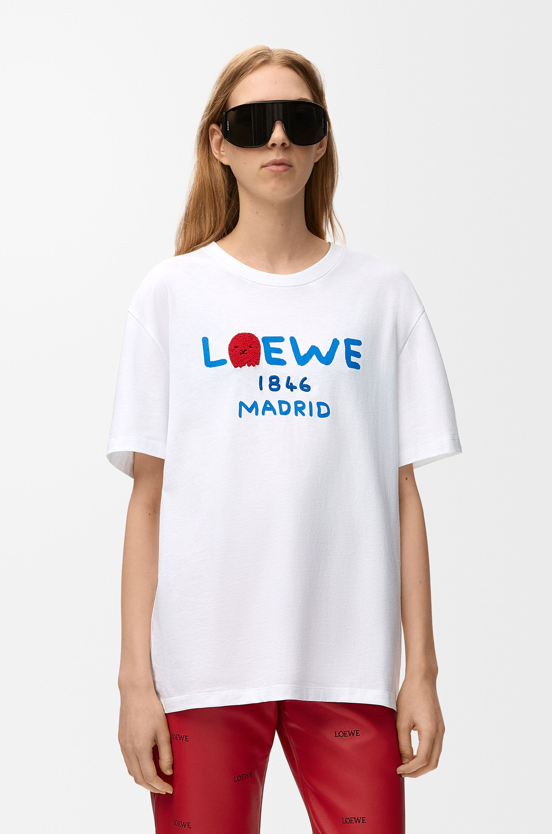 LOEWE Relaxed fit T-shirt in cotton White