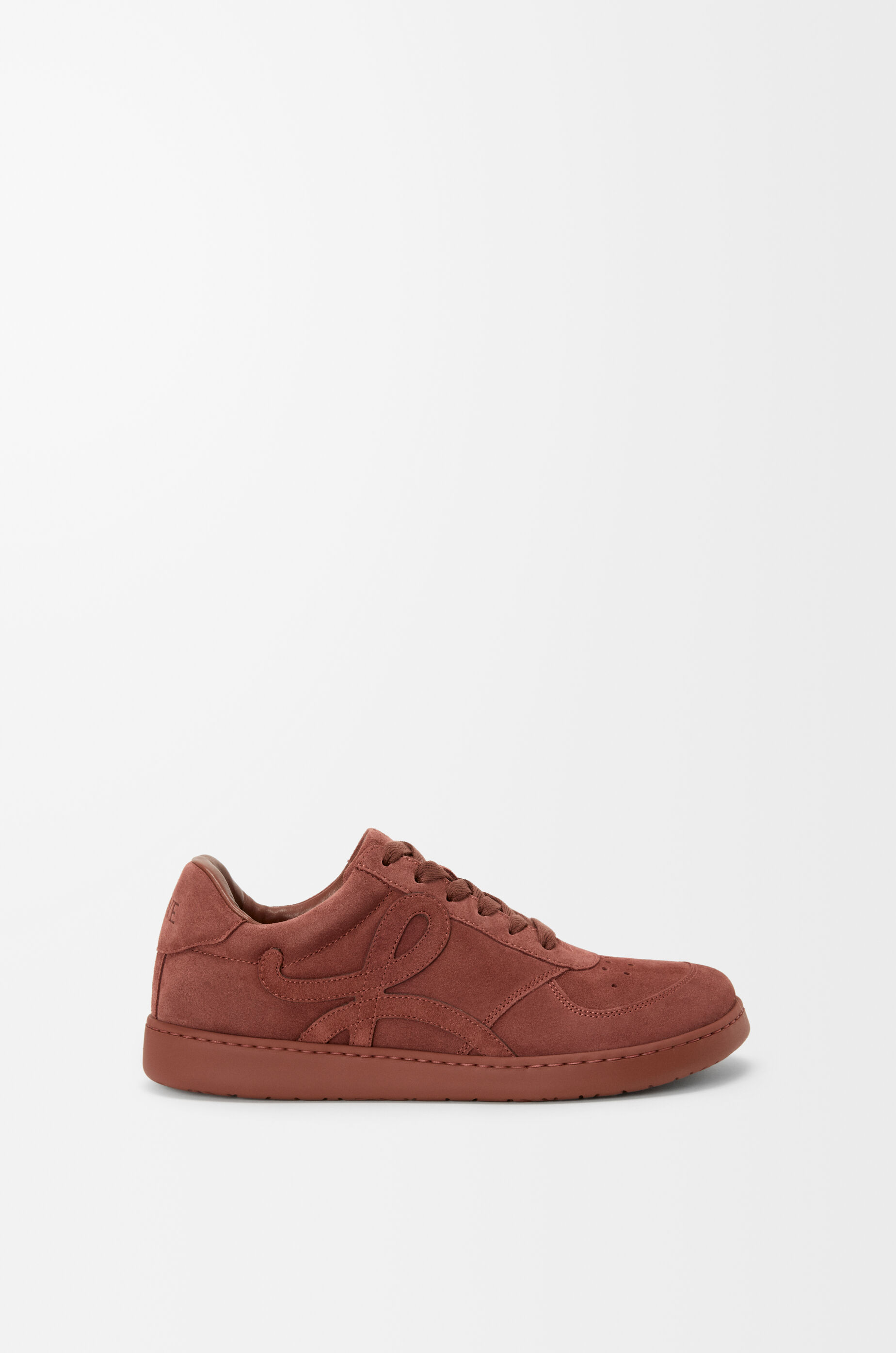 LOEWE Jambo sneaker in suede calfskin Burnt Red