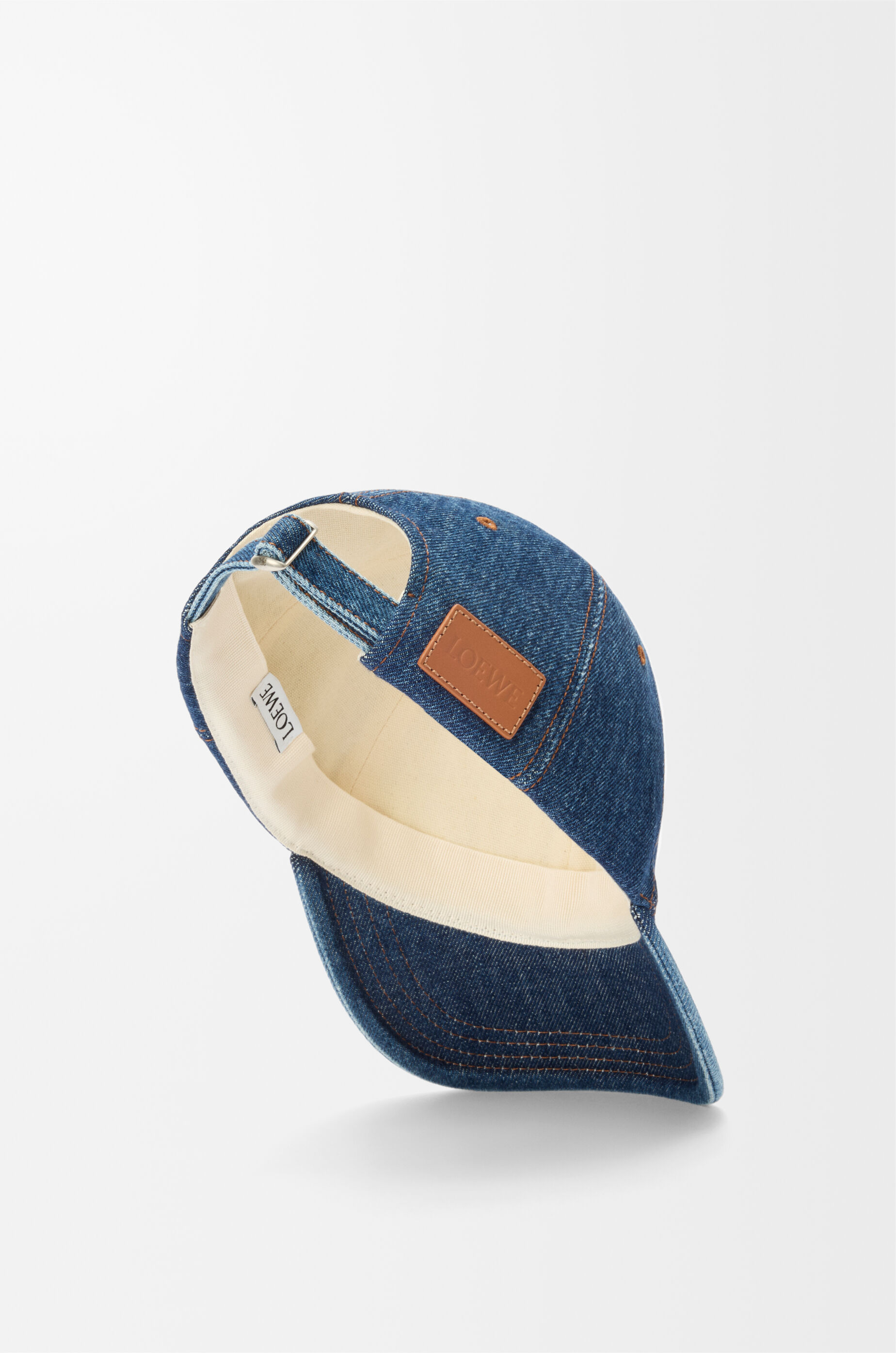 LOEWE LOEWE cap in denim Denim Blue
