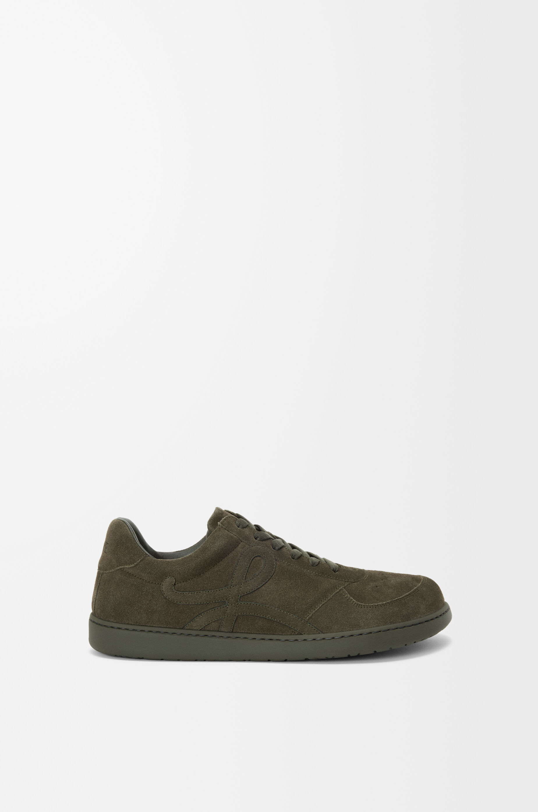 LOEWE Jambo sneaker in suede calfskin  Olive Green
