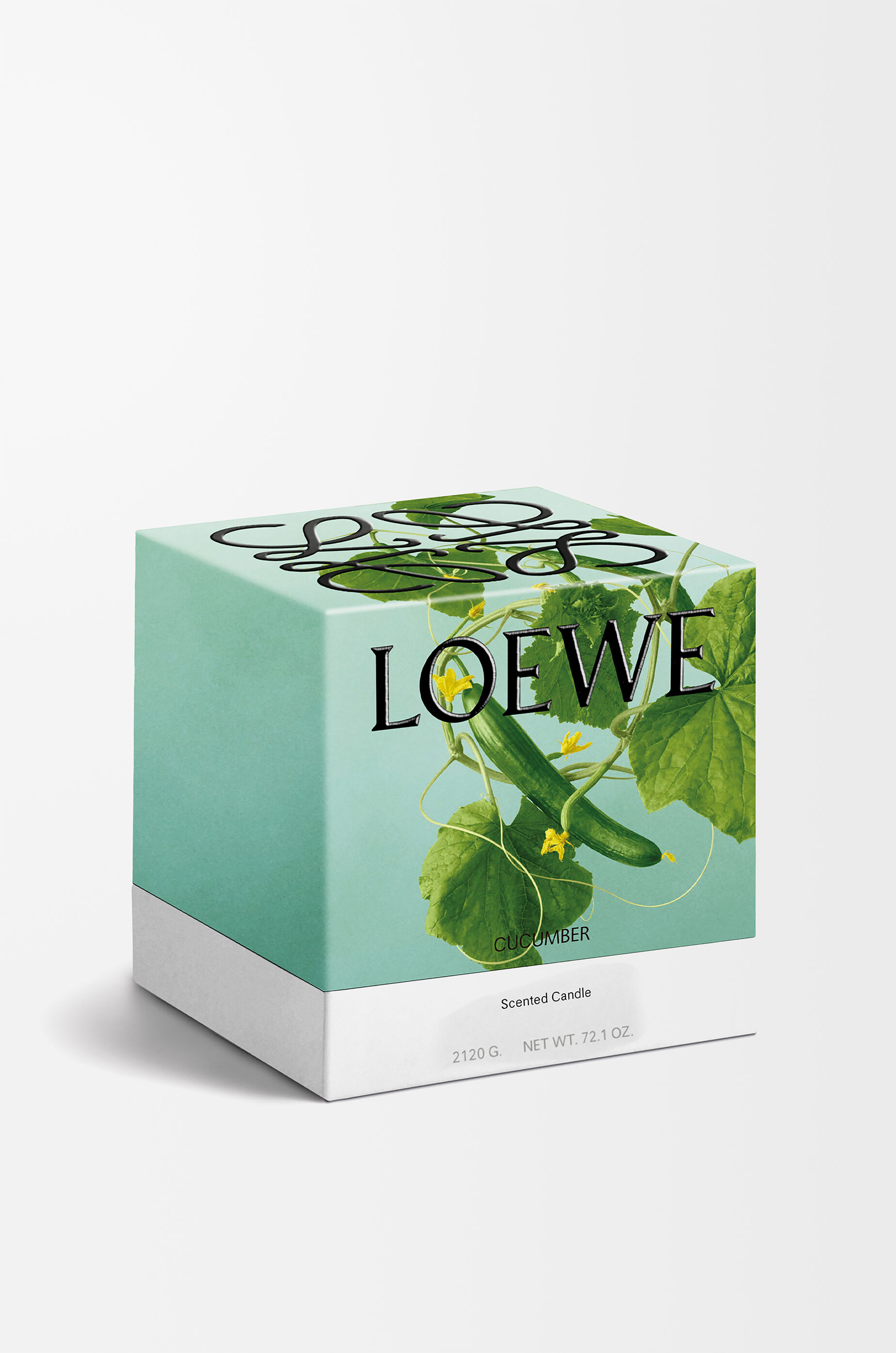 LOEWE Large Cucumber candle Light Green