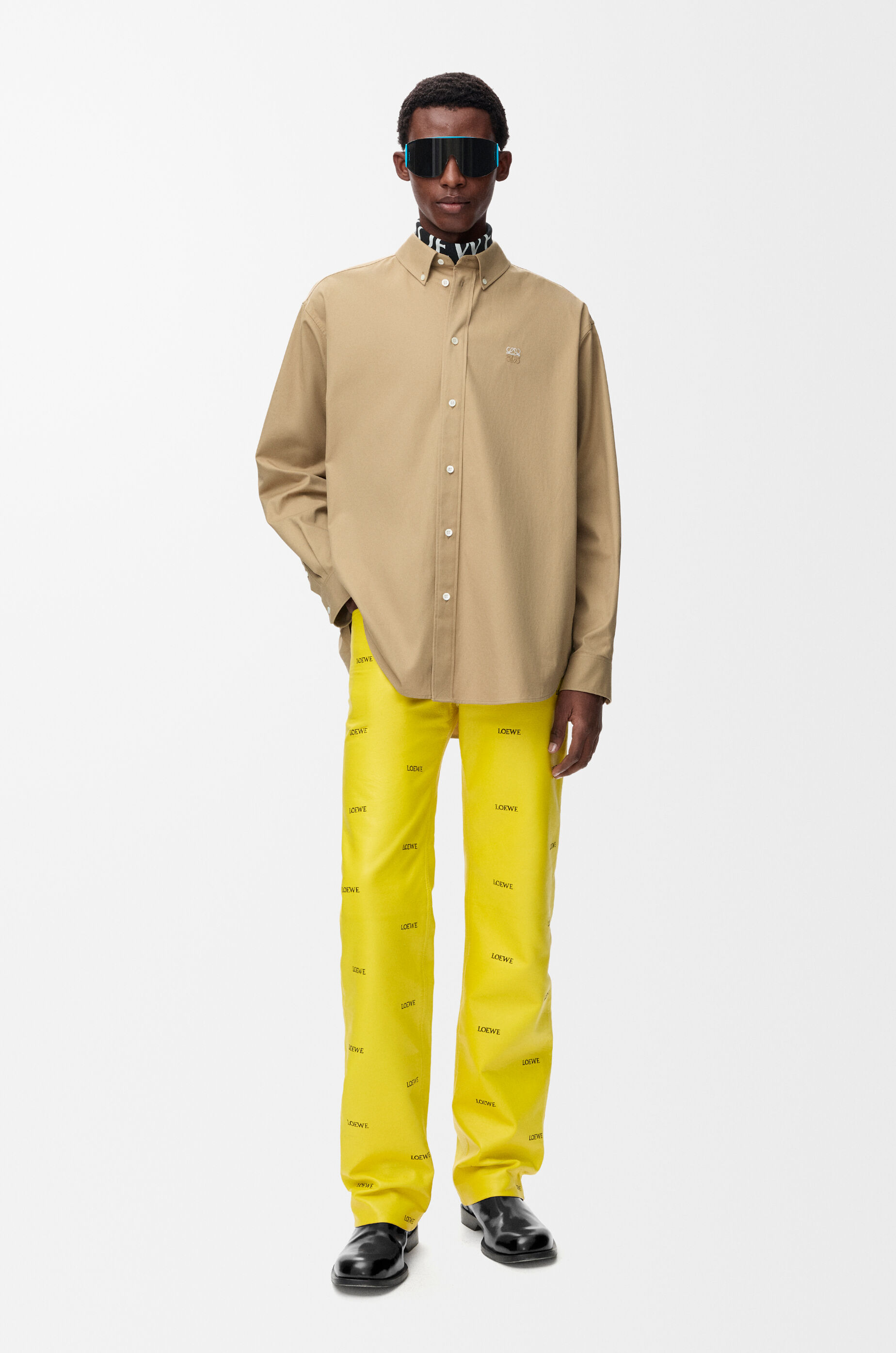 LOEWE Shirt in cotton Beige