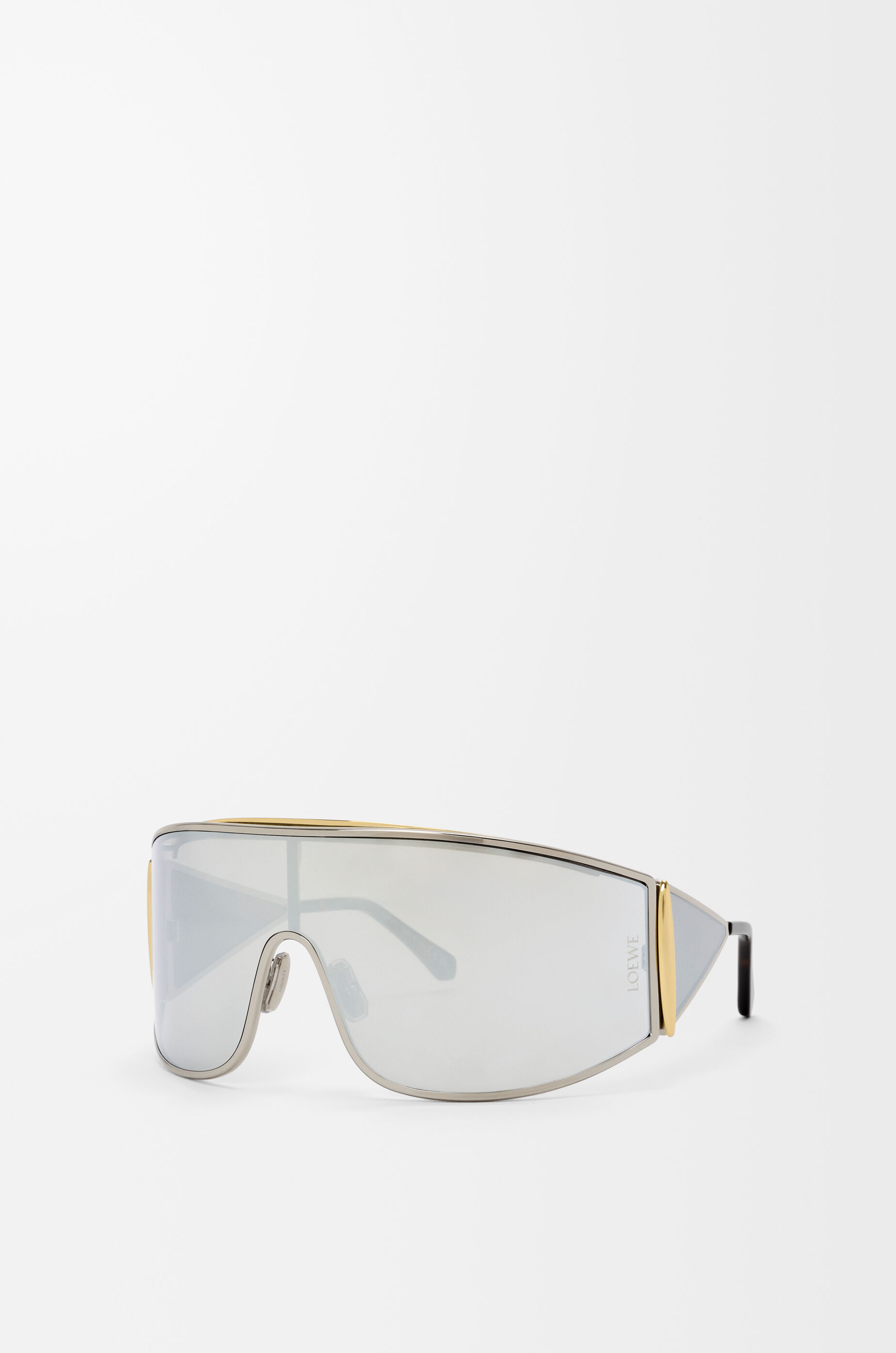 LOEWE Speed Shield sunglasses  Silver/Gold