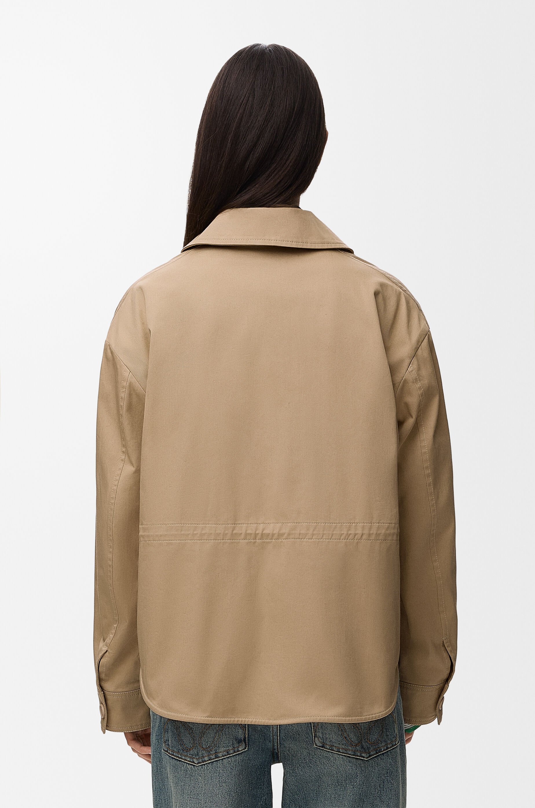 LOEWE Workwear jacket in cotton Beige