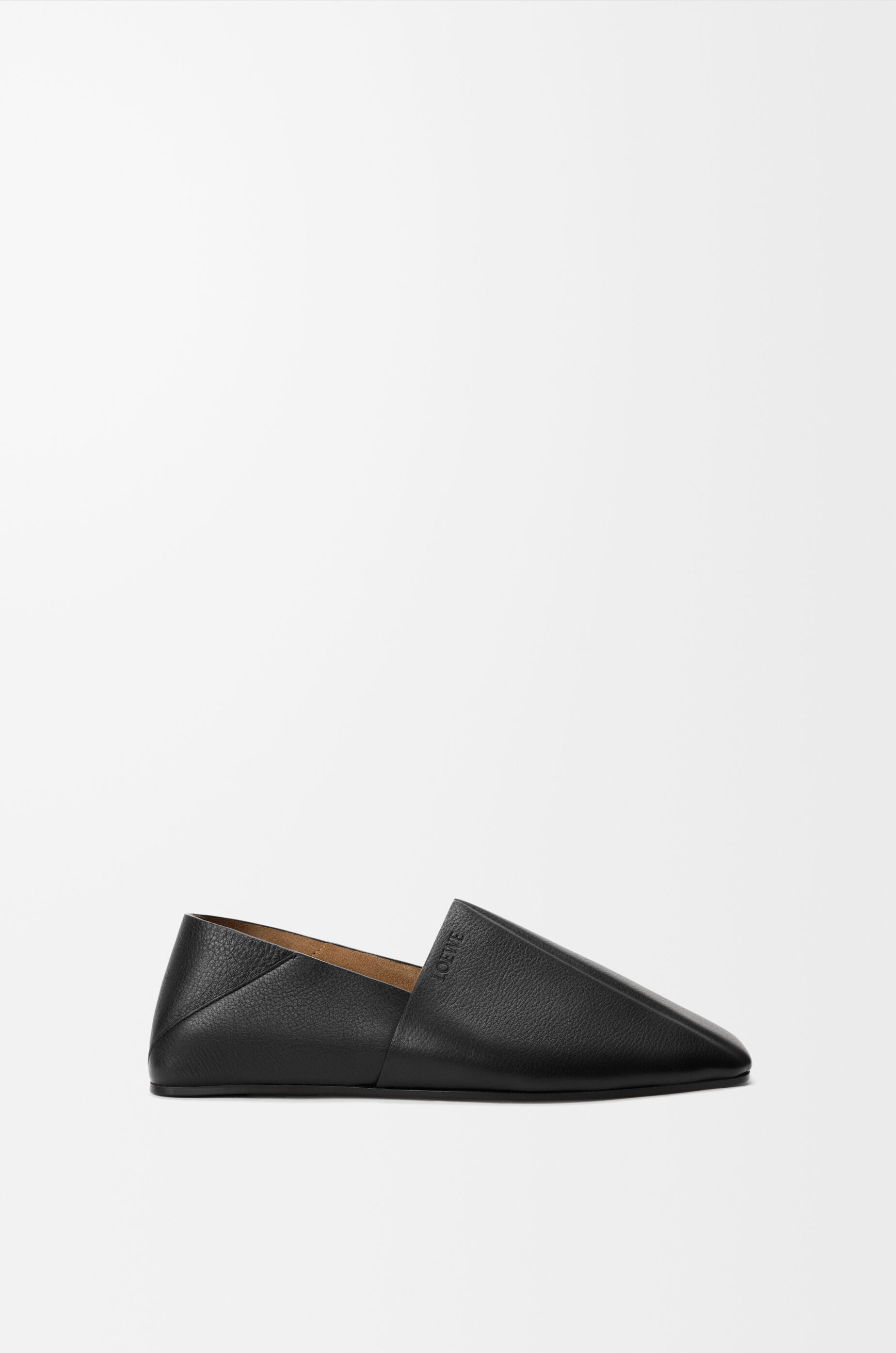LOEWE Origami slide in soft calfskin Black