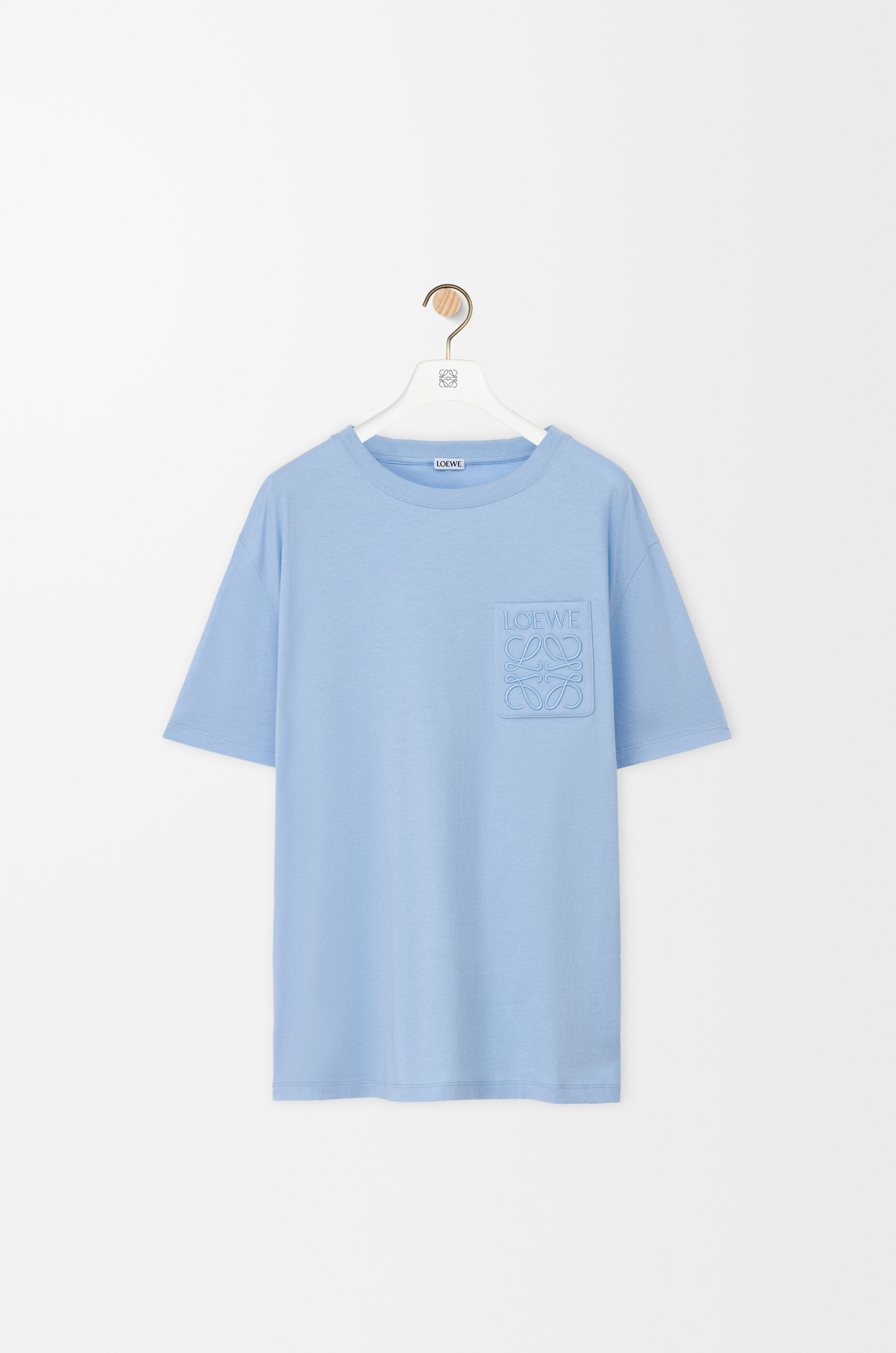 LOEWE Relaxed fit T-shirt in cotton Sky Blue