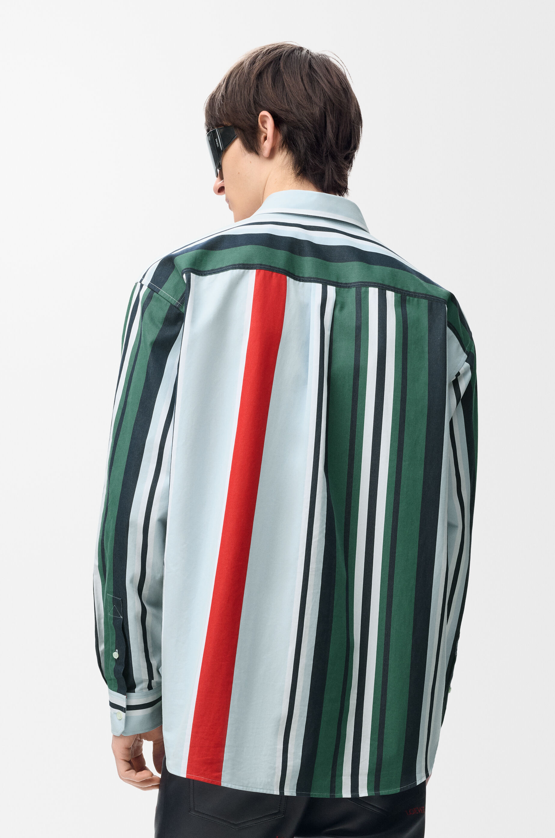 LOEWE Shirt in cotton Blue/Multicolor
