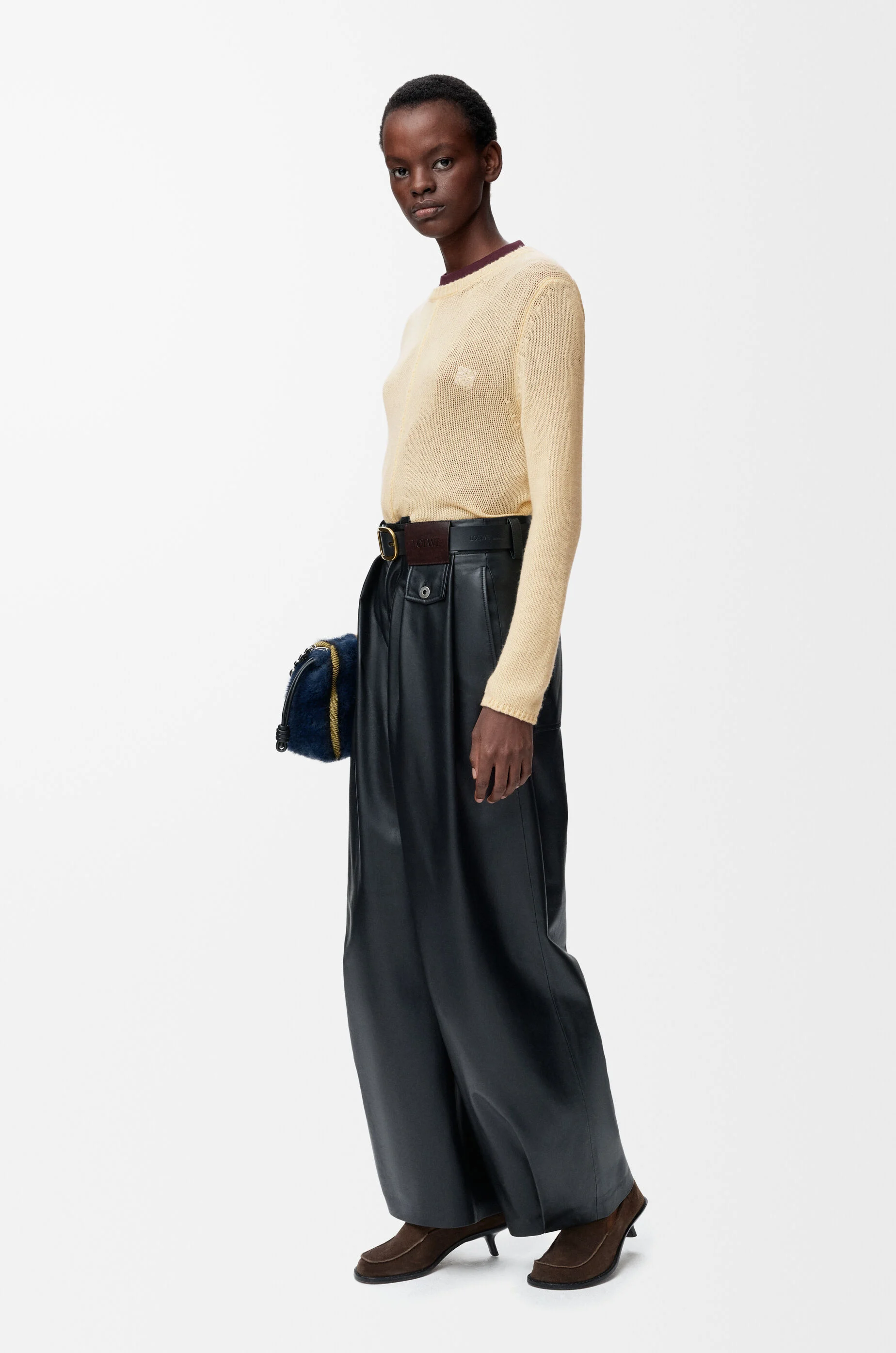 LOEWE Sweater in cashmere Ecru