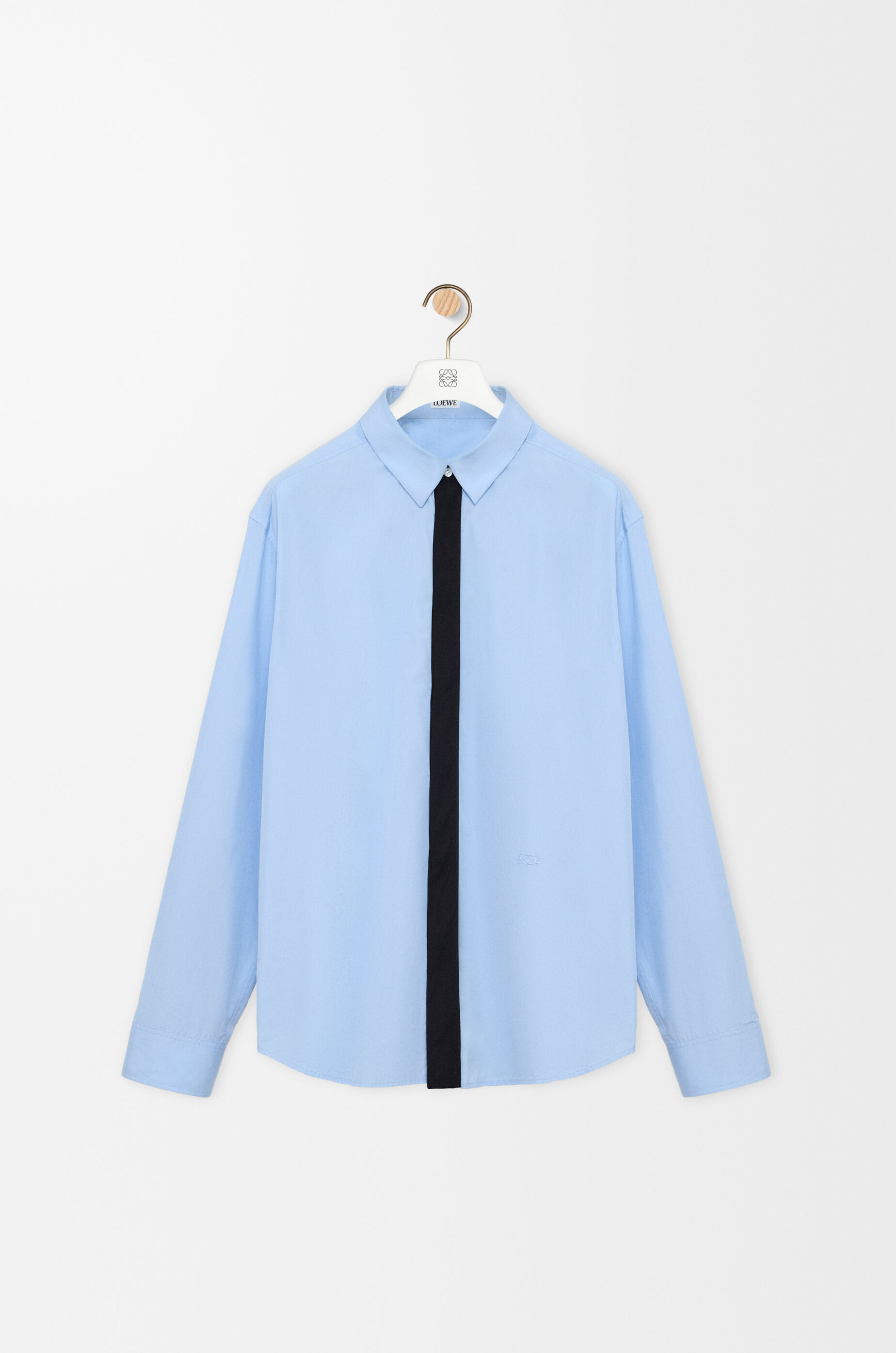 LOEWE Shirt in cotton Light Blue