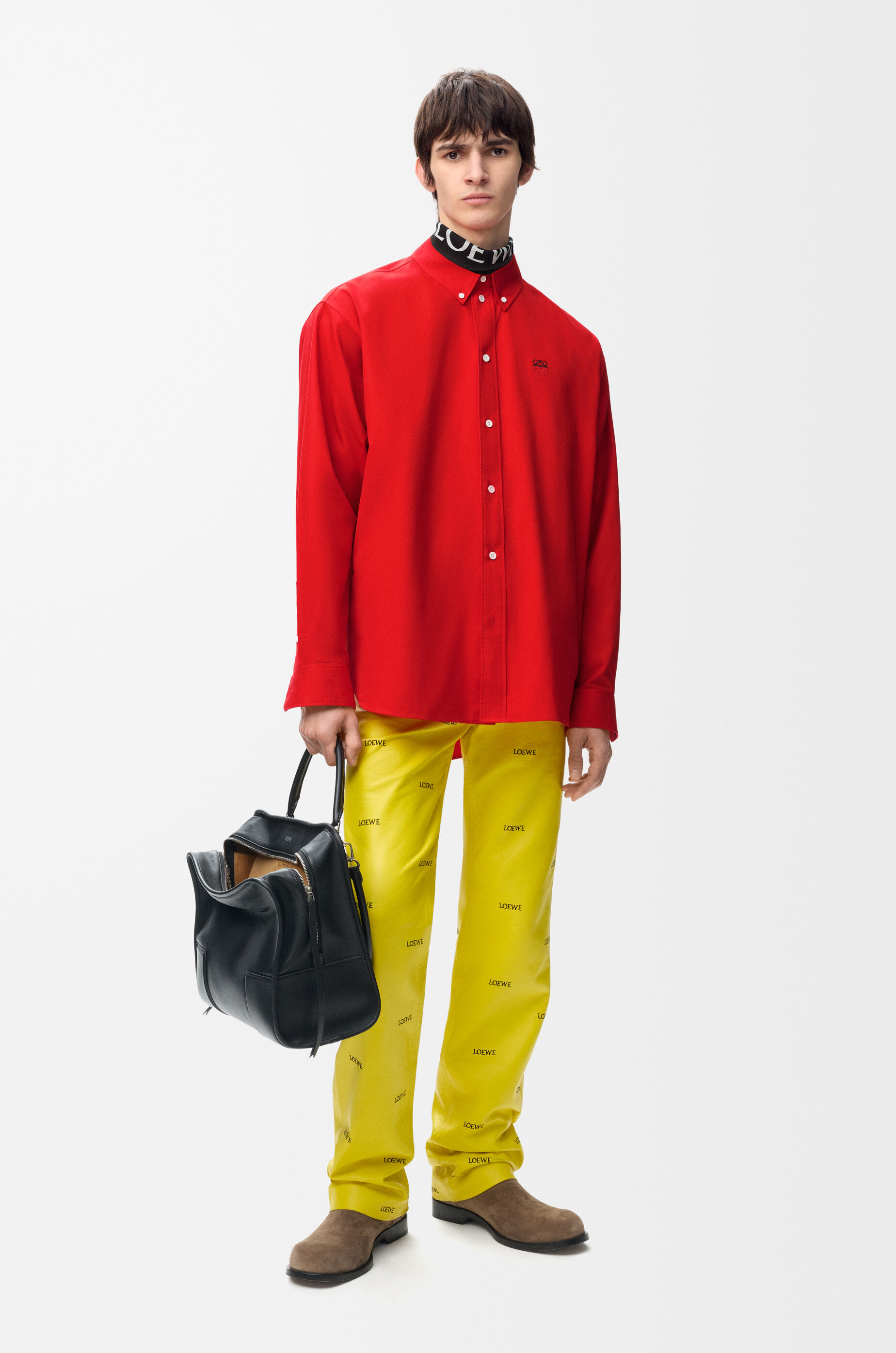 LOEWE Shirt in cotton Red