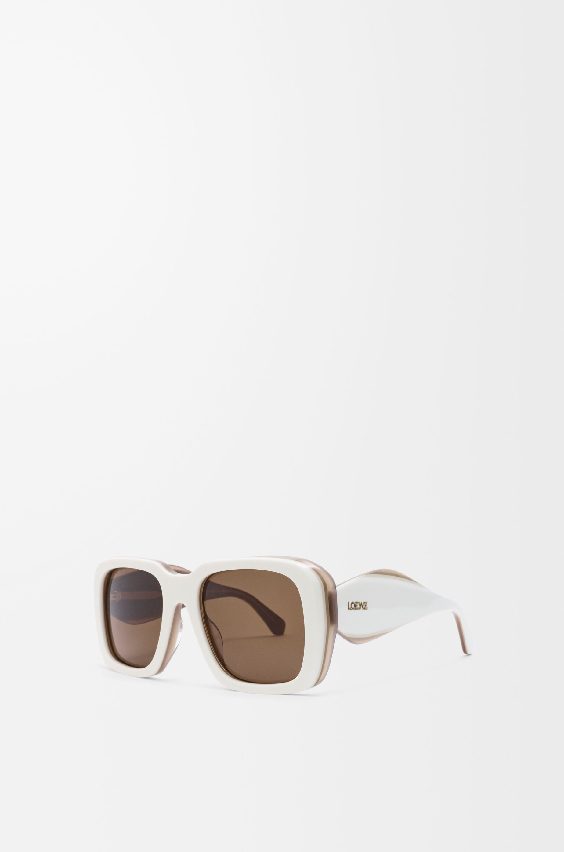LOEWE Sierra Square sunglasses White