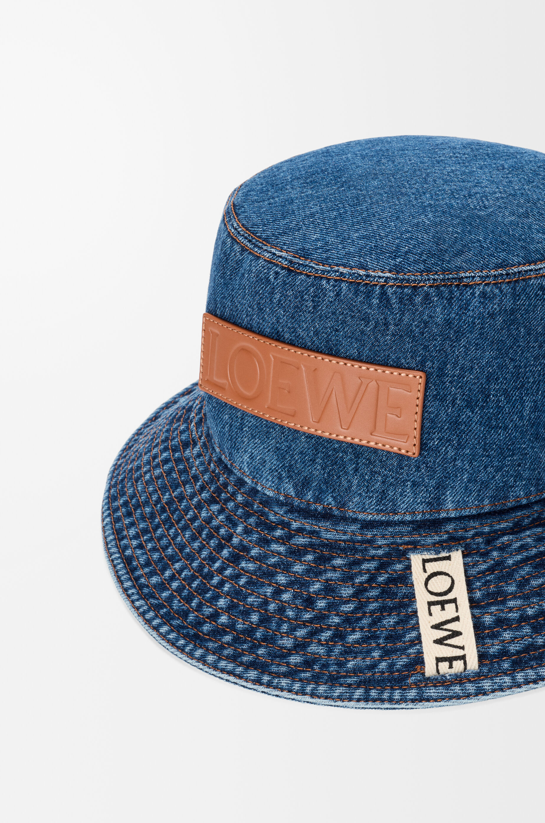 LOEWE Fisherman hat in denim Blue