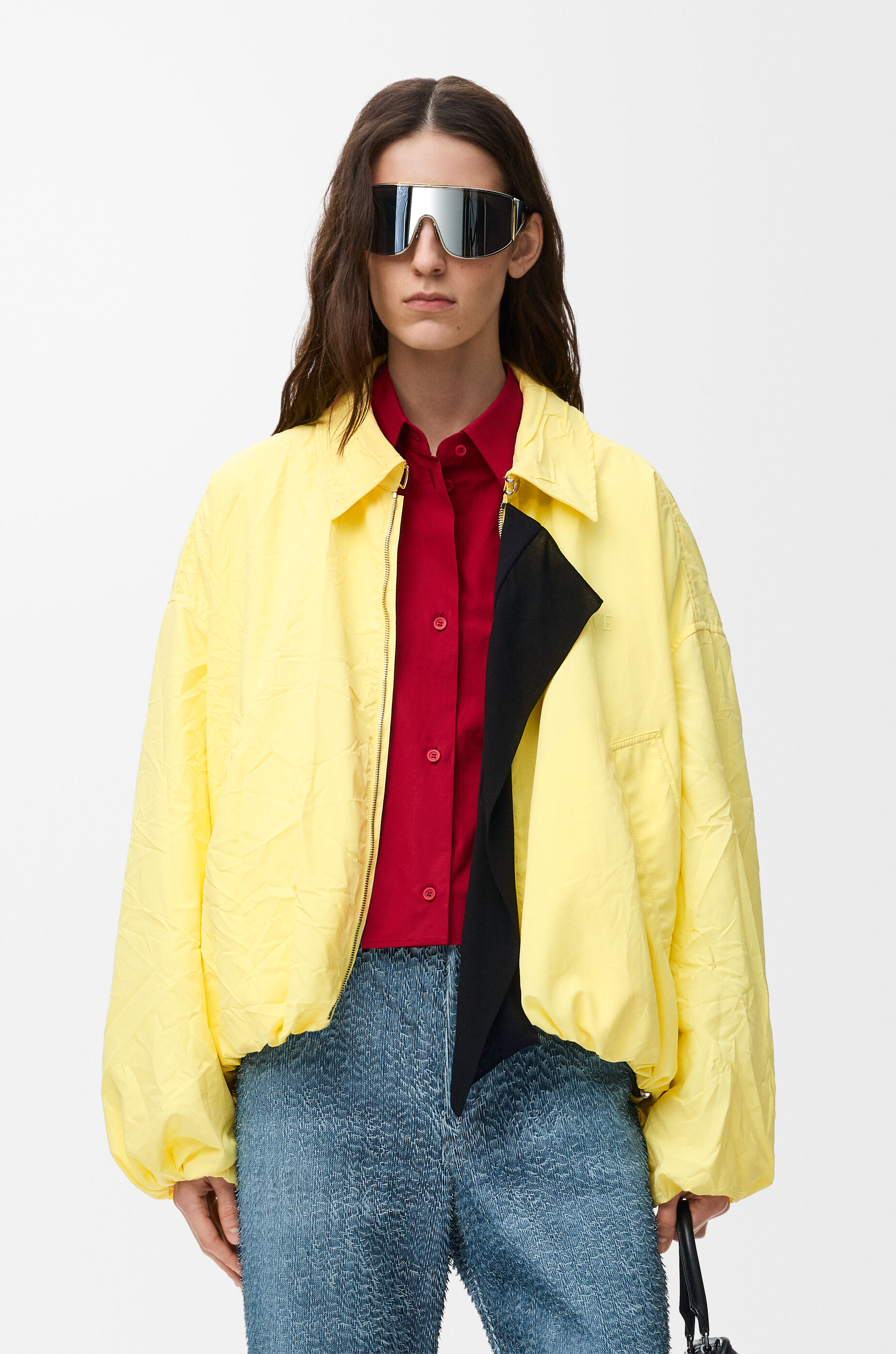 LOEWE Jacket in technical fabric Light Yellow
