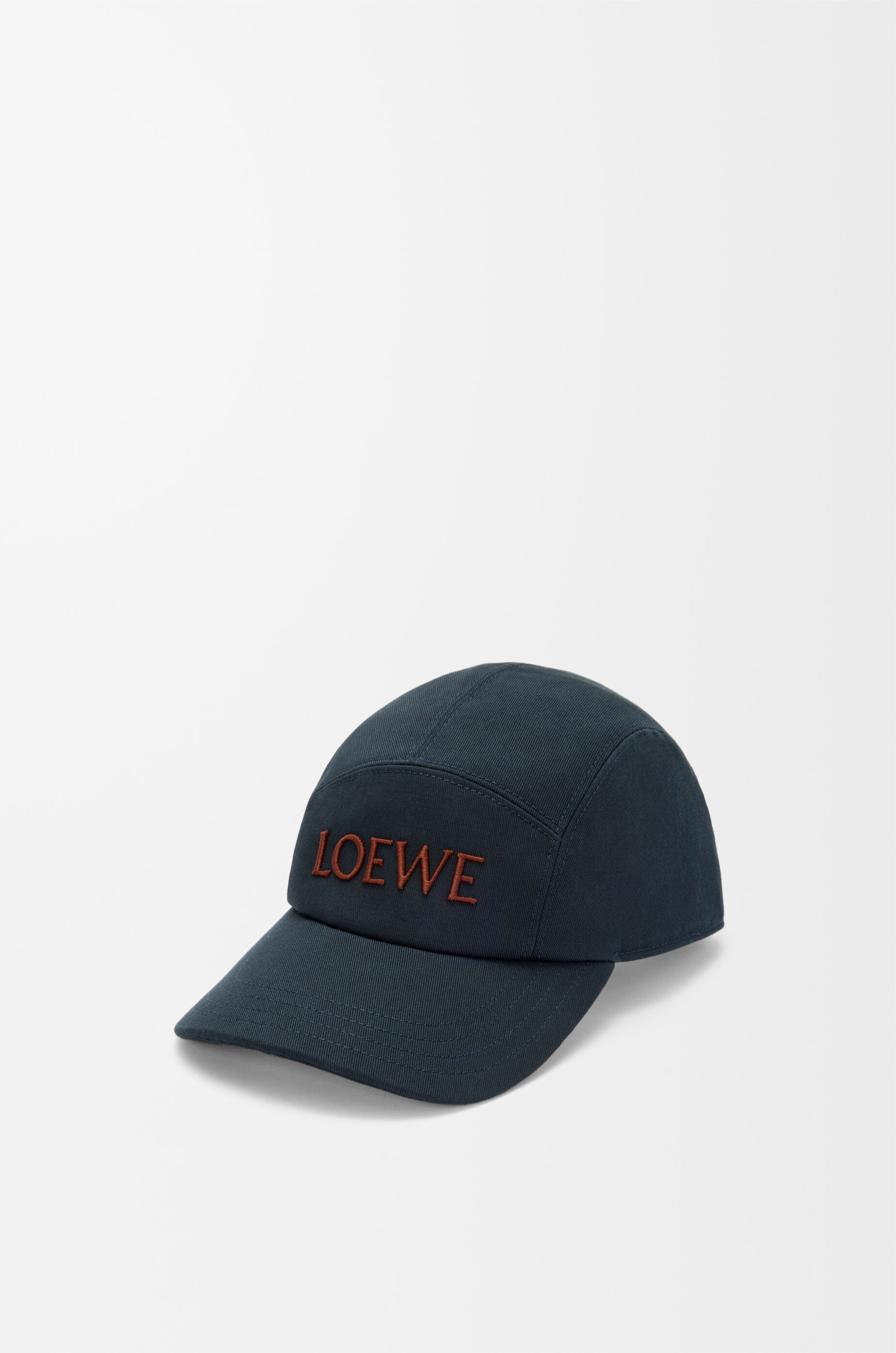 LOEWE Camp cap in cotton Deep Navy