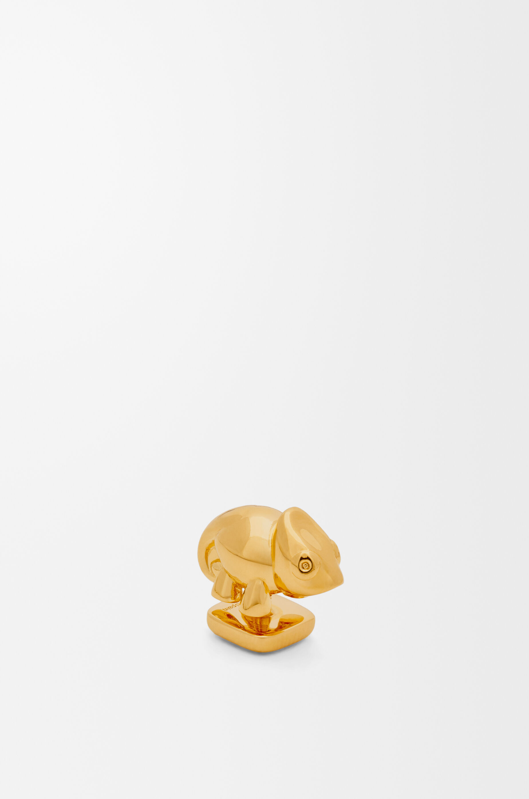 LOEWE Chameleon pin in brass Gold