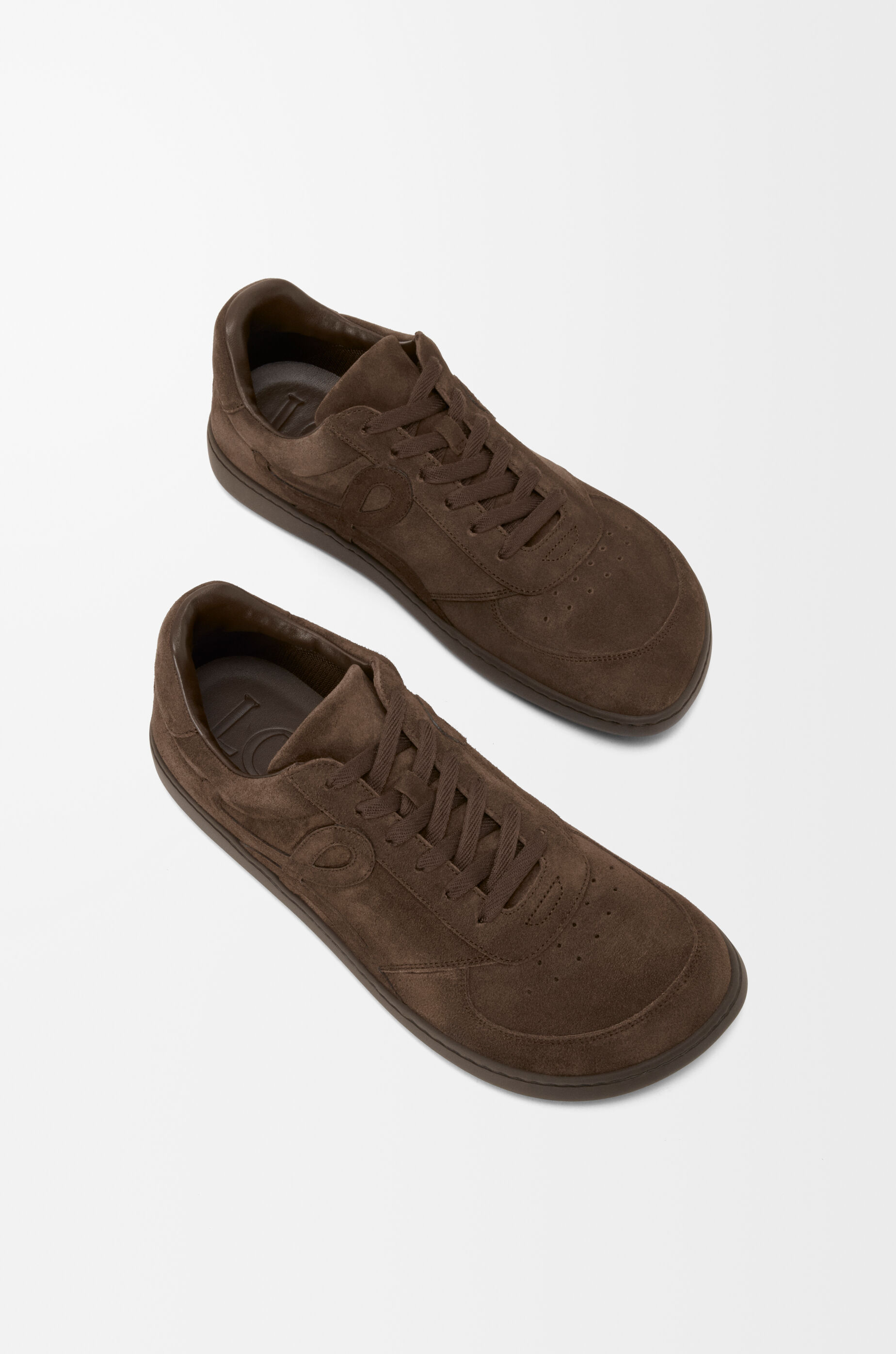 LOEWE Jambo sneaker in suede calfskin  Dark Brown