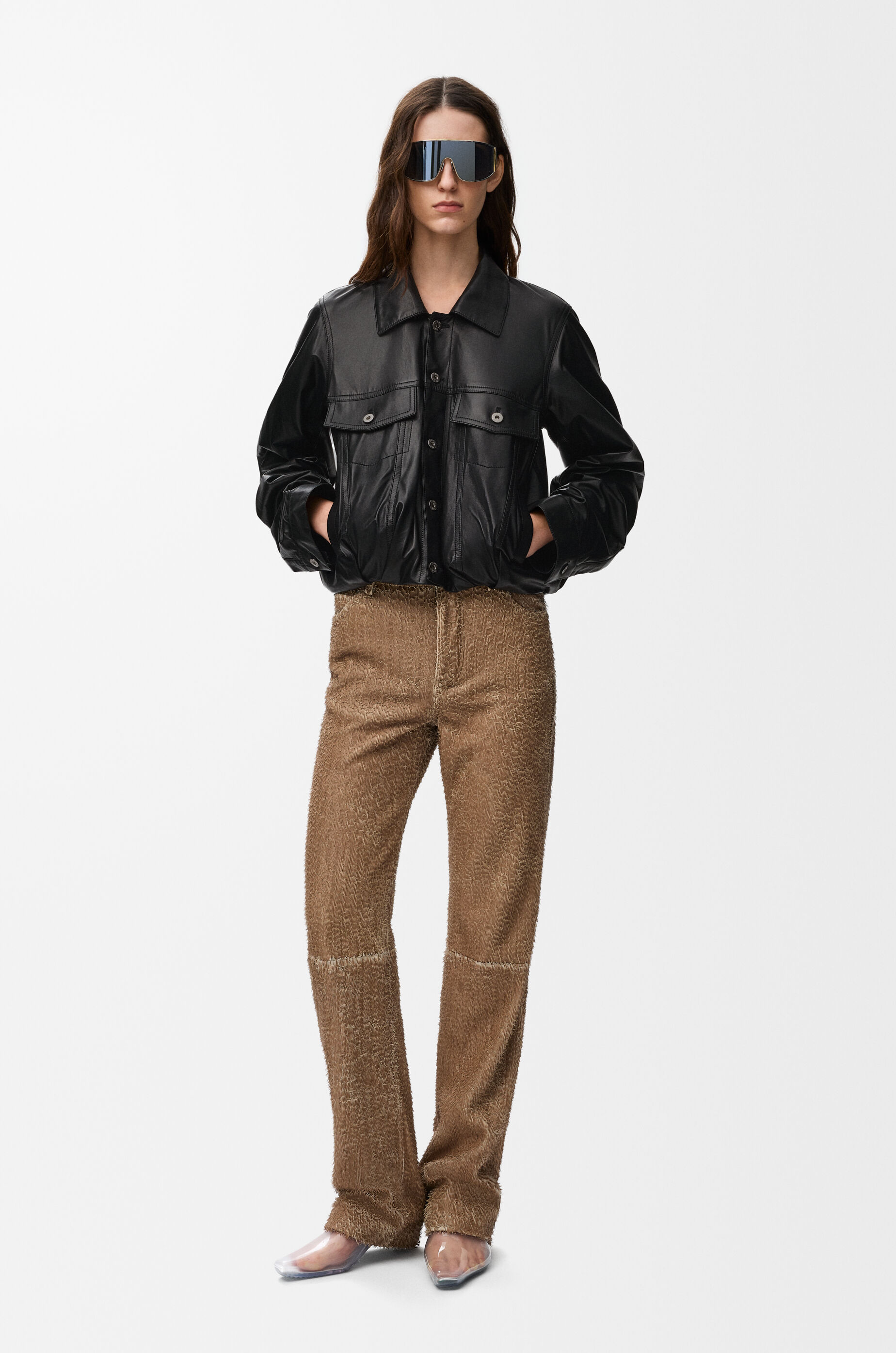 LOEWE Jacket in nappa lambskin Black