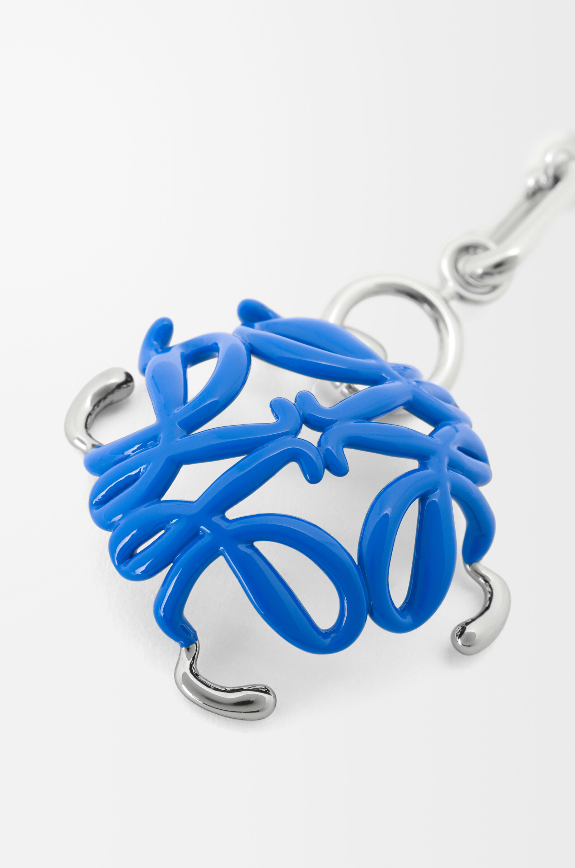 LOEWE Scarabeo Anagram charm Silver/Blue