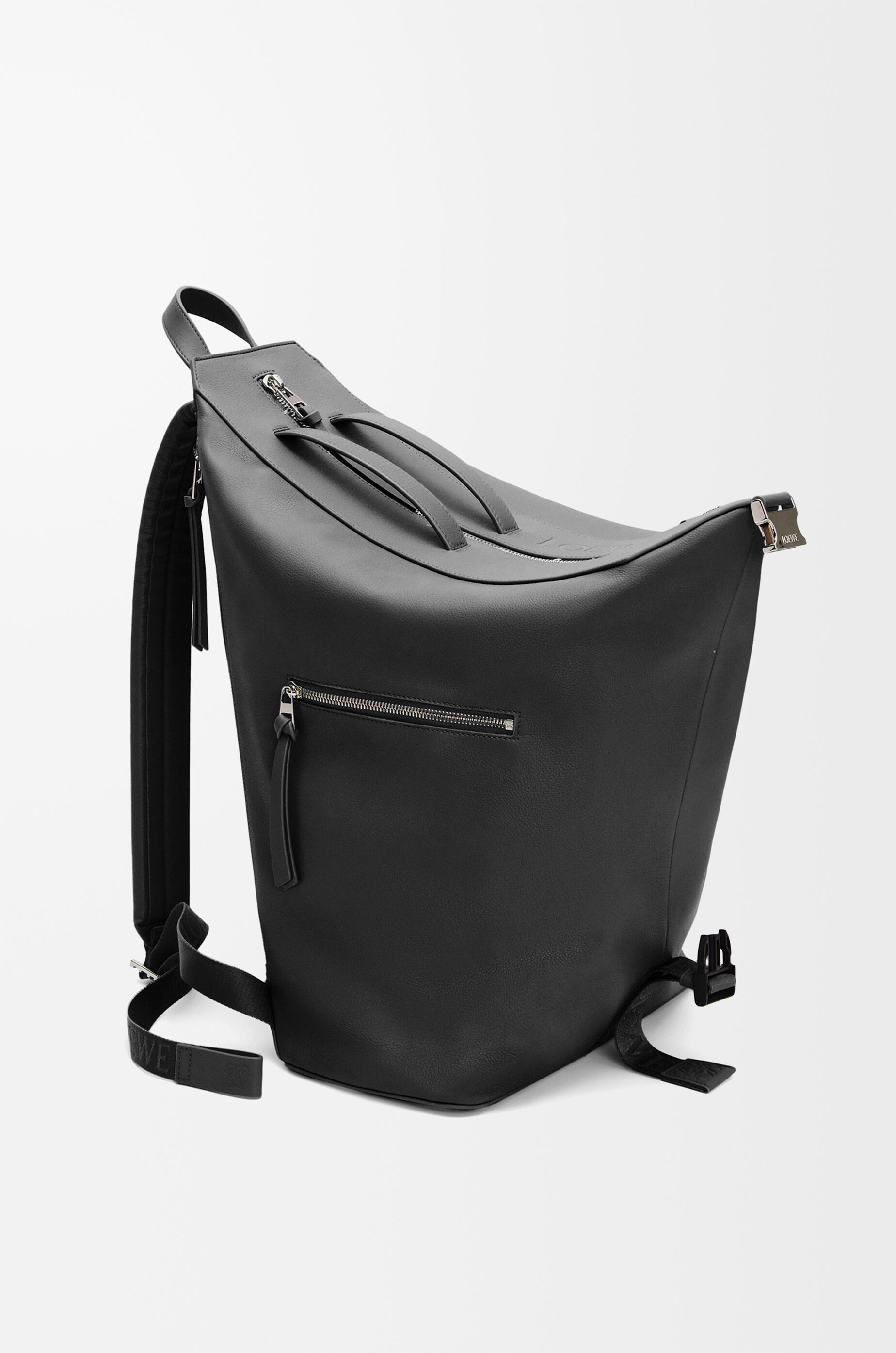 LOEWE Convertible backpack in classic calfskin Black