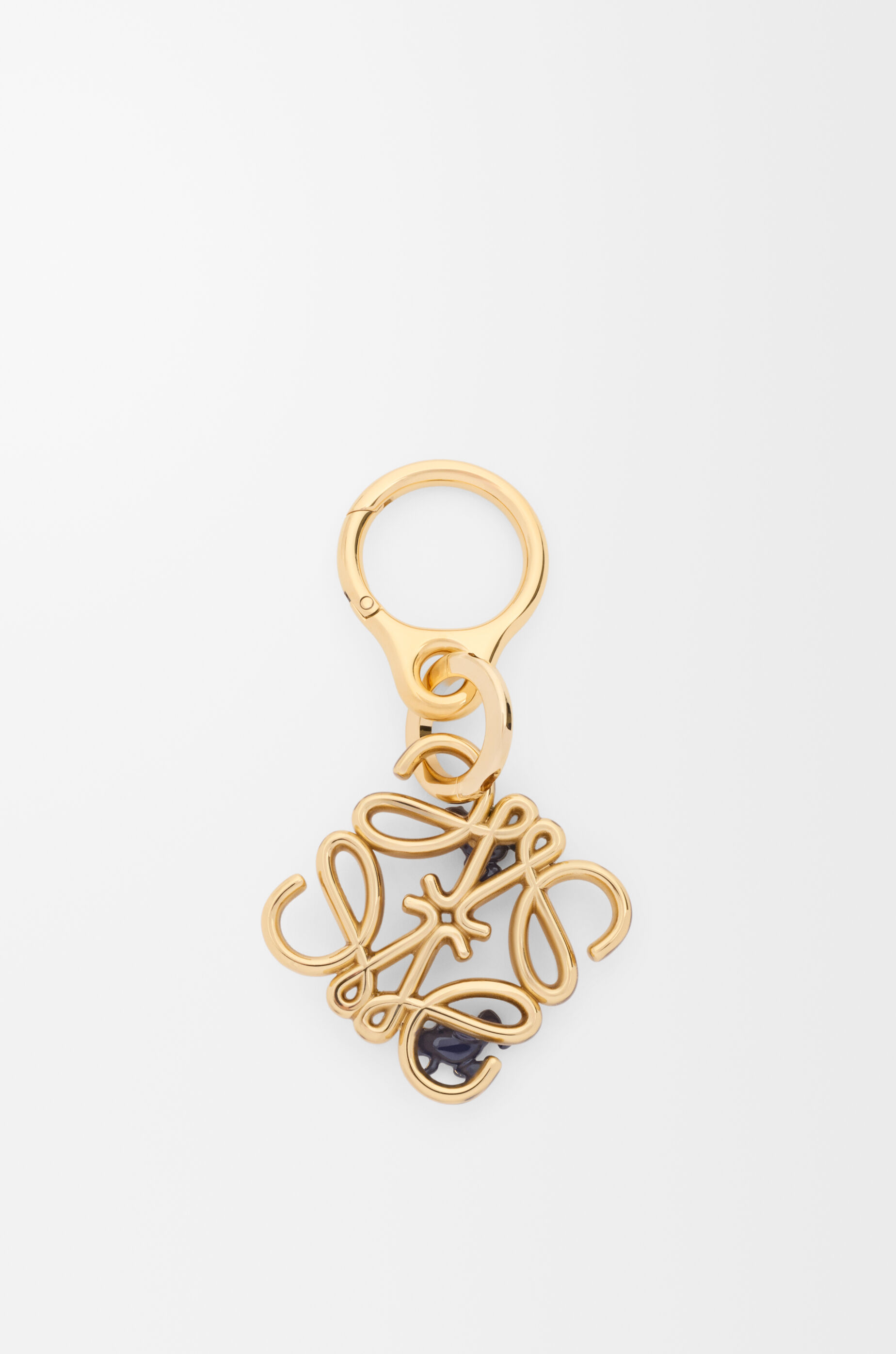 LOEWE Frog Anagram charm Gold/Blue