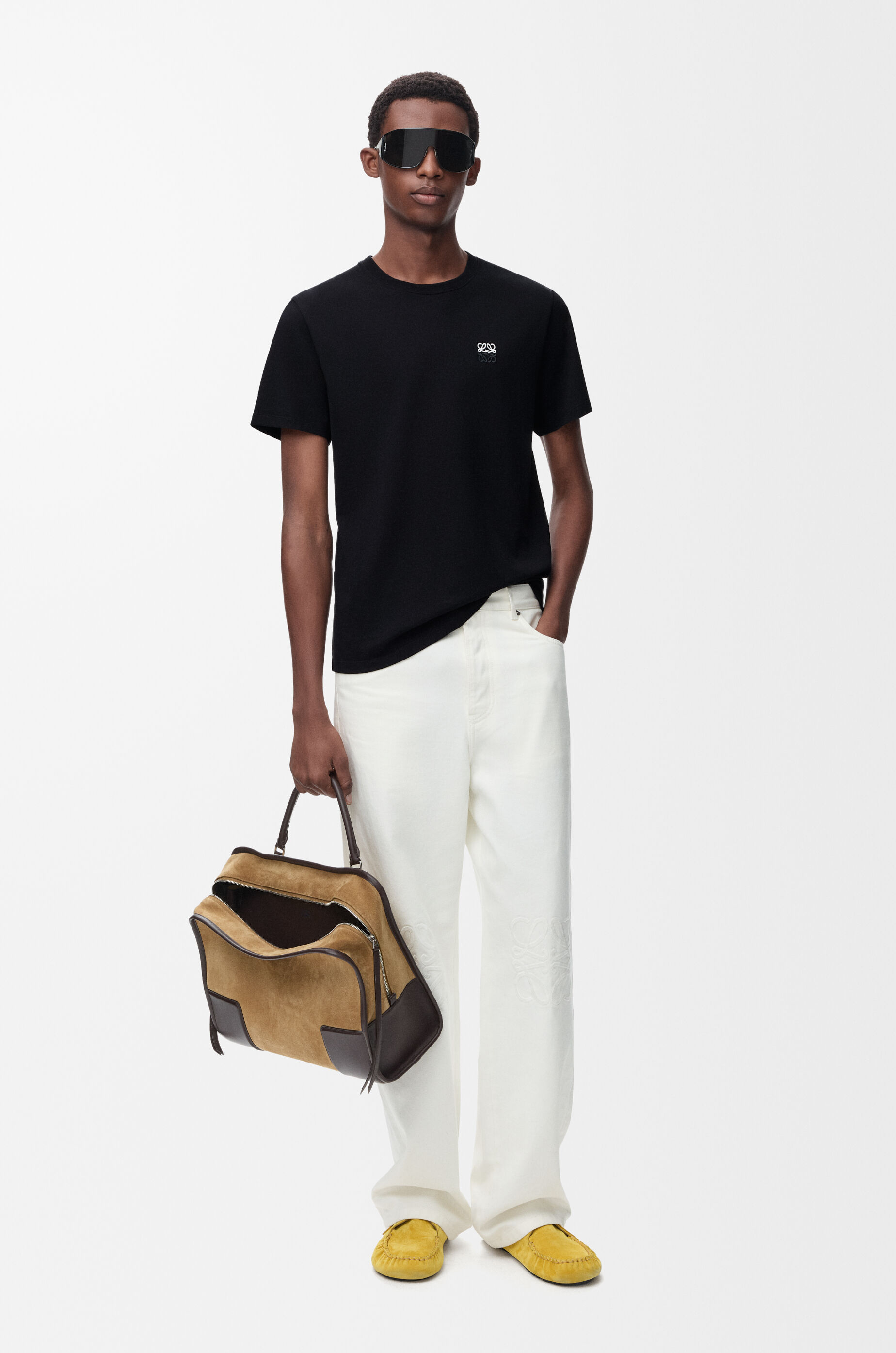 LOEWE Regular fit T-shirt in cotton Black