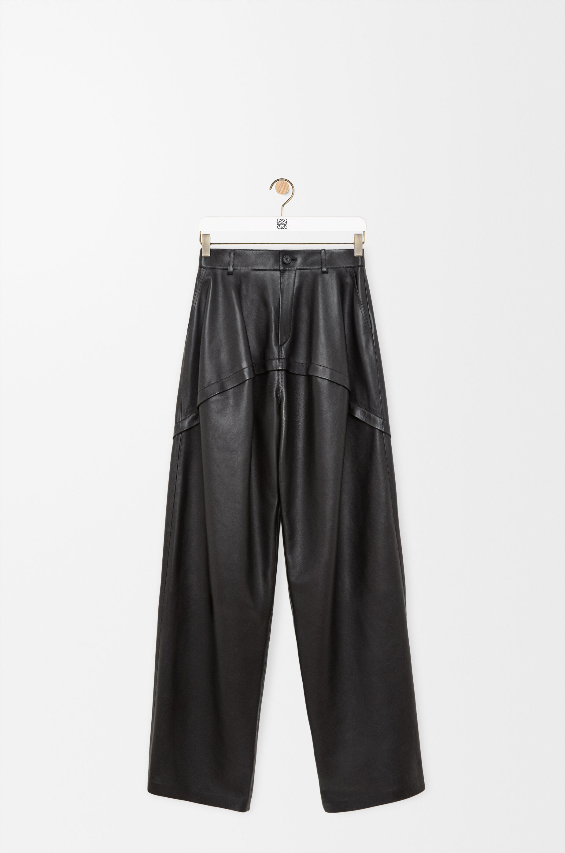 LOEWE Trousers in nappa lambskin Black