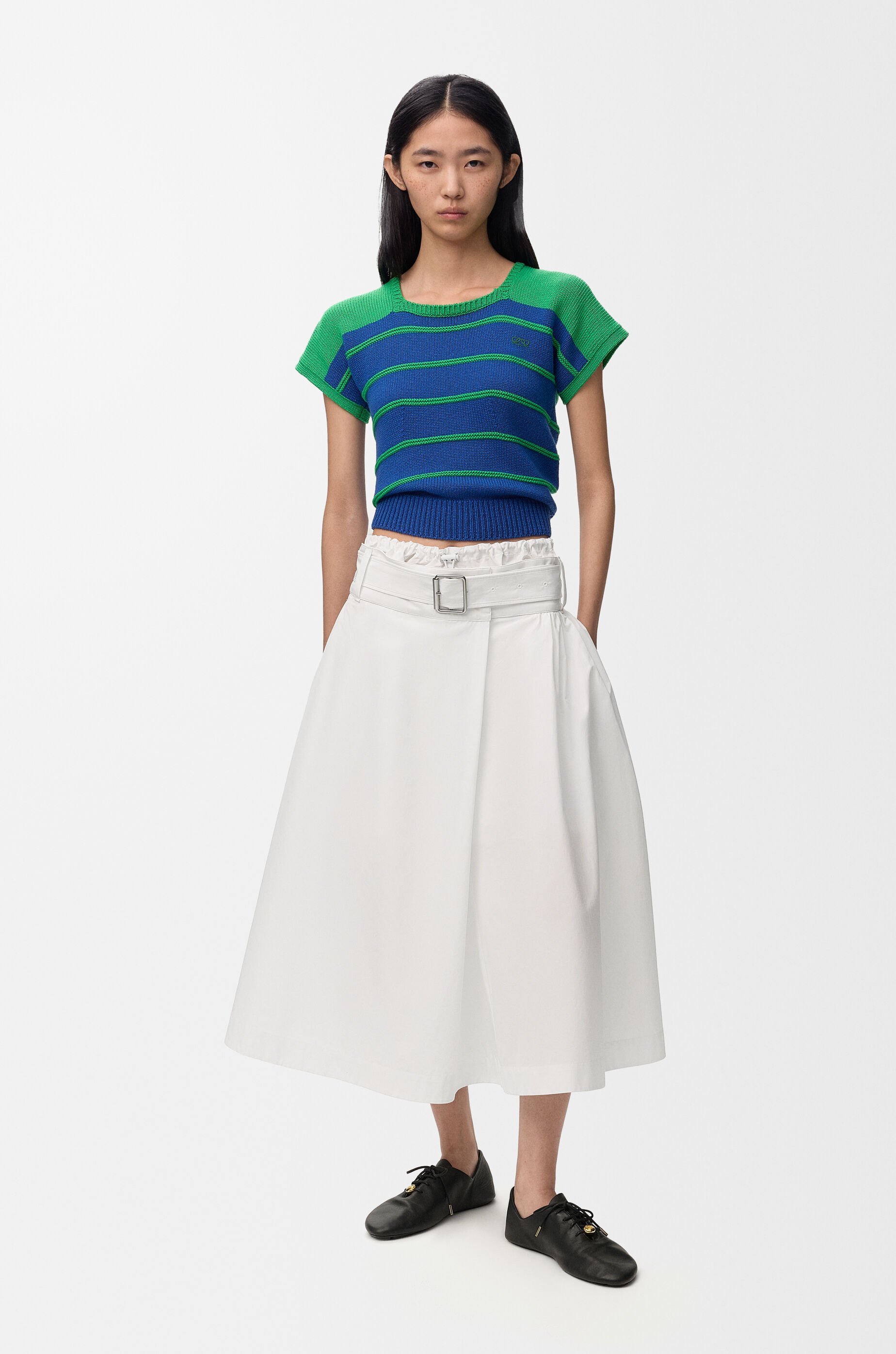 LOEWE Skirt in cotton White