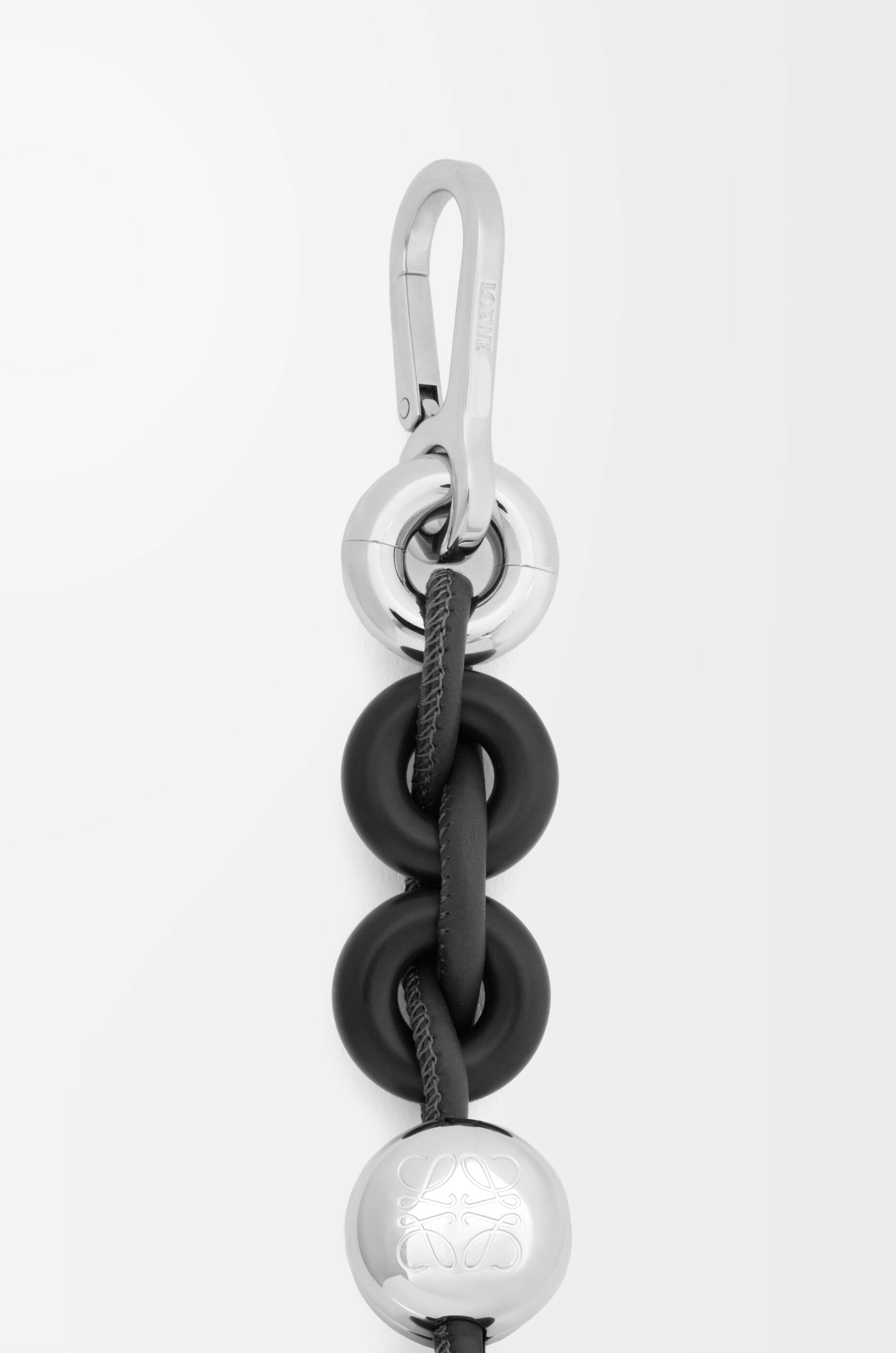 LOEWE Donut chain in calfskin Black