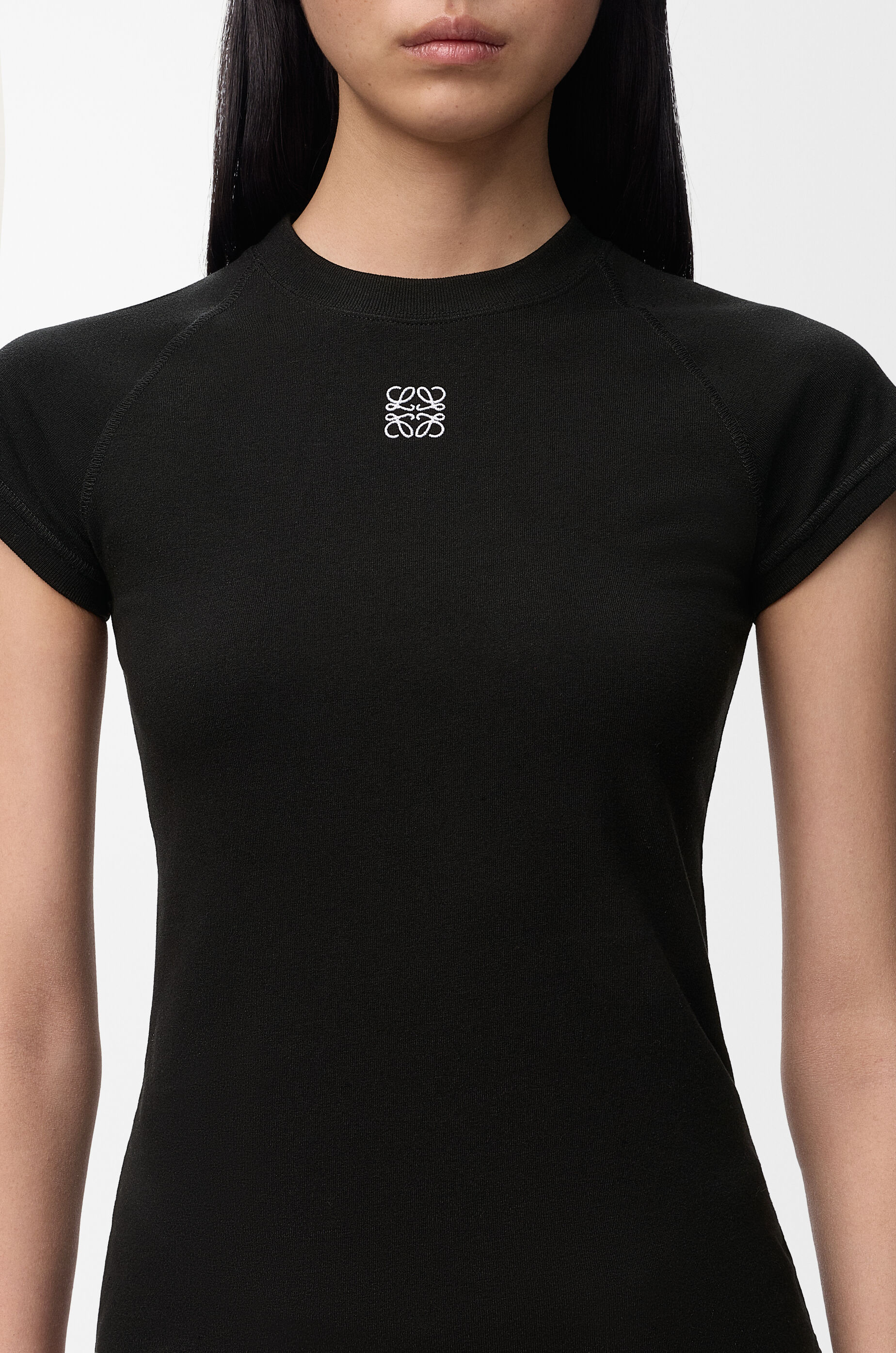 LOEWE Small fit T-shirt in cotton blend Black