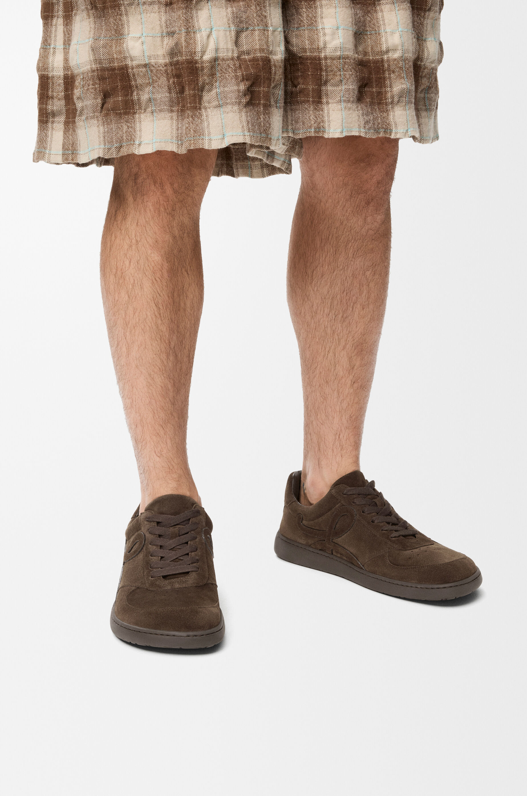 LOEWE Jambo sneaker in suede calfskin  Dark Brown